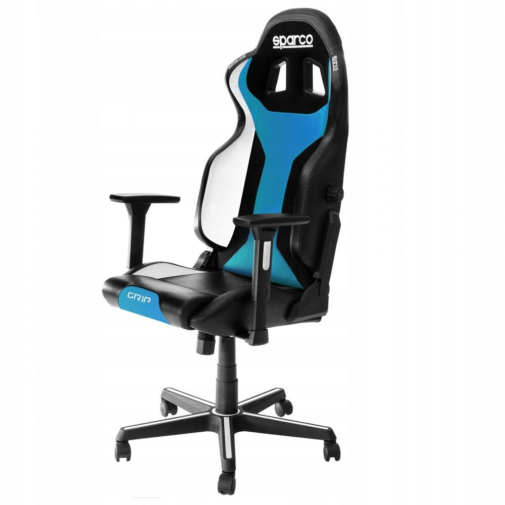 Office Chair Sparco Grip Sky black-blue