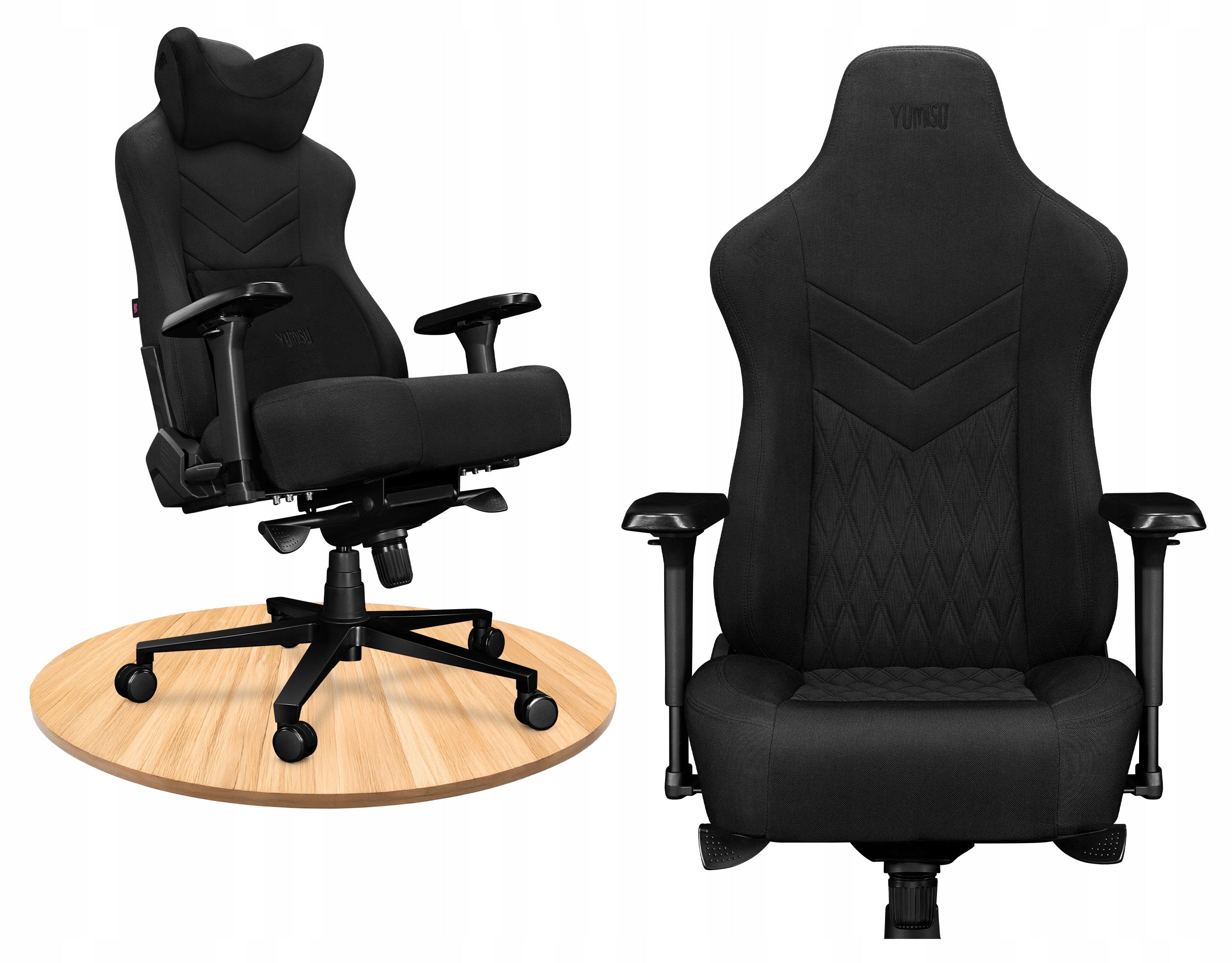 Office Chair Swivel Ergonomic Adjustable YUMISU 2053 PREMIUM Black