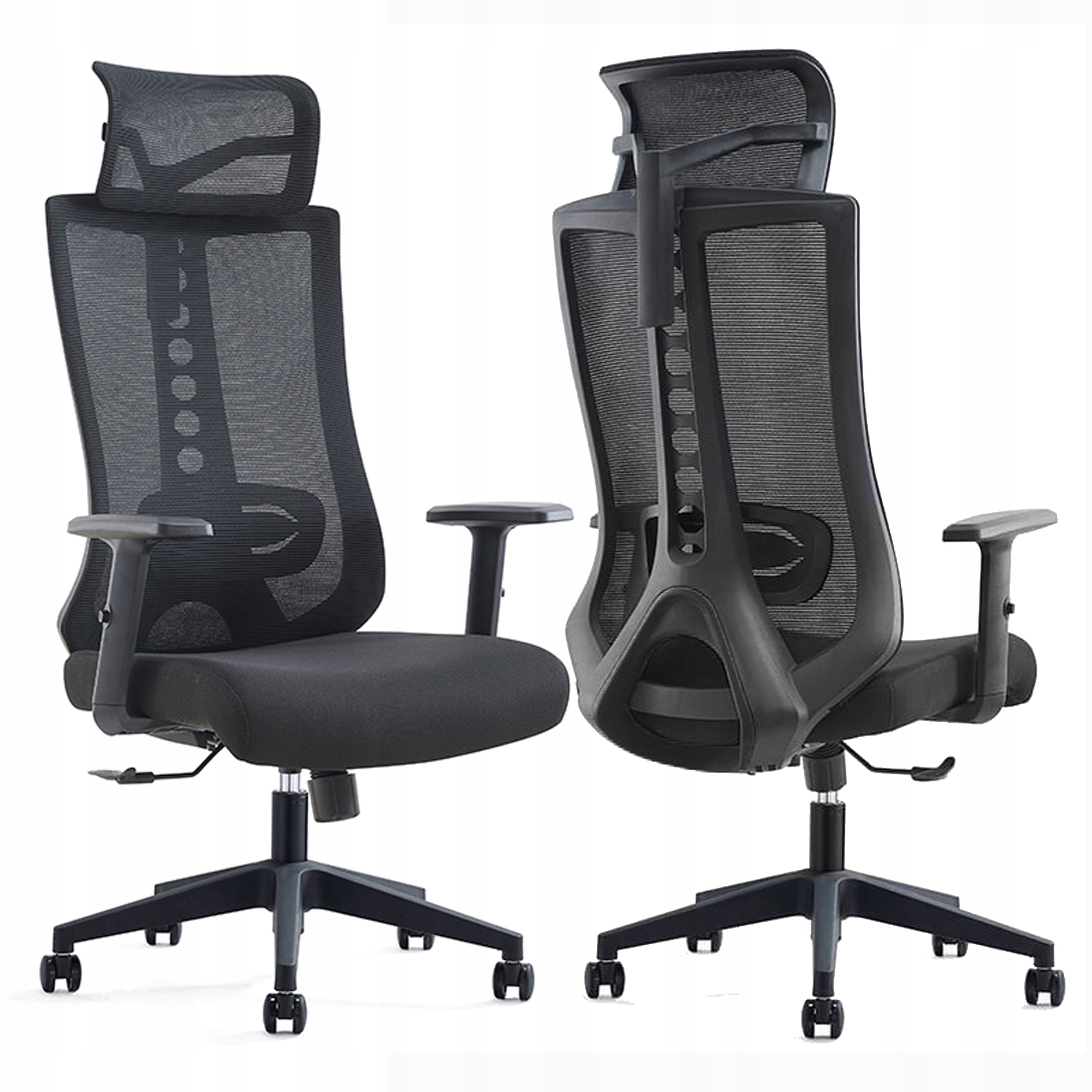 Office Chair Swivel Ergonomic Black Swivel Chair For Health and Safety Desk