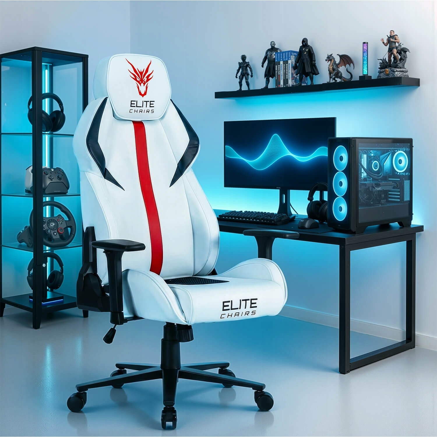 Office Chair Swivel Ergonomic Computer Desk Chair White NEXON Packaging status original