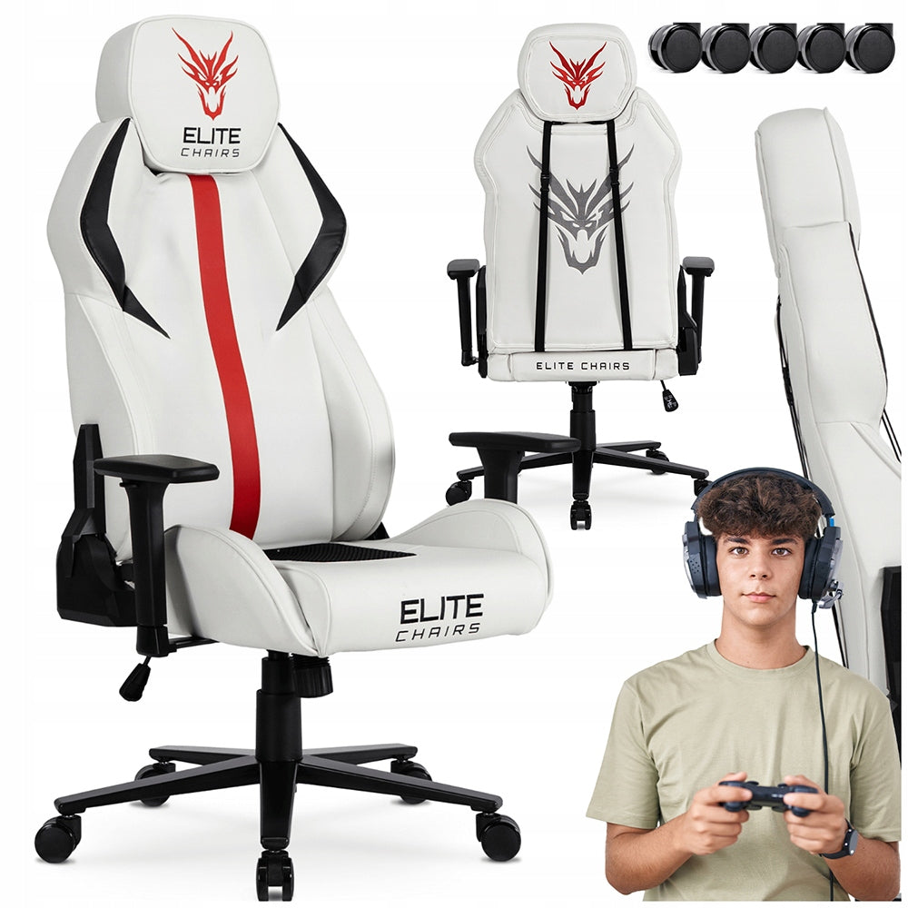 Office Chair Swivel Ergonomic Computer Desk Chair White NEXON