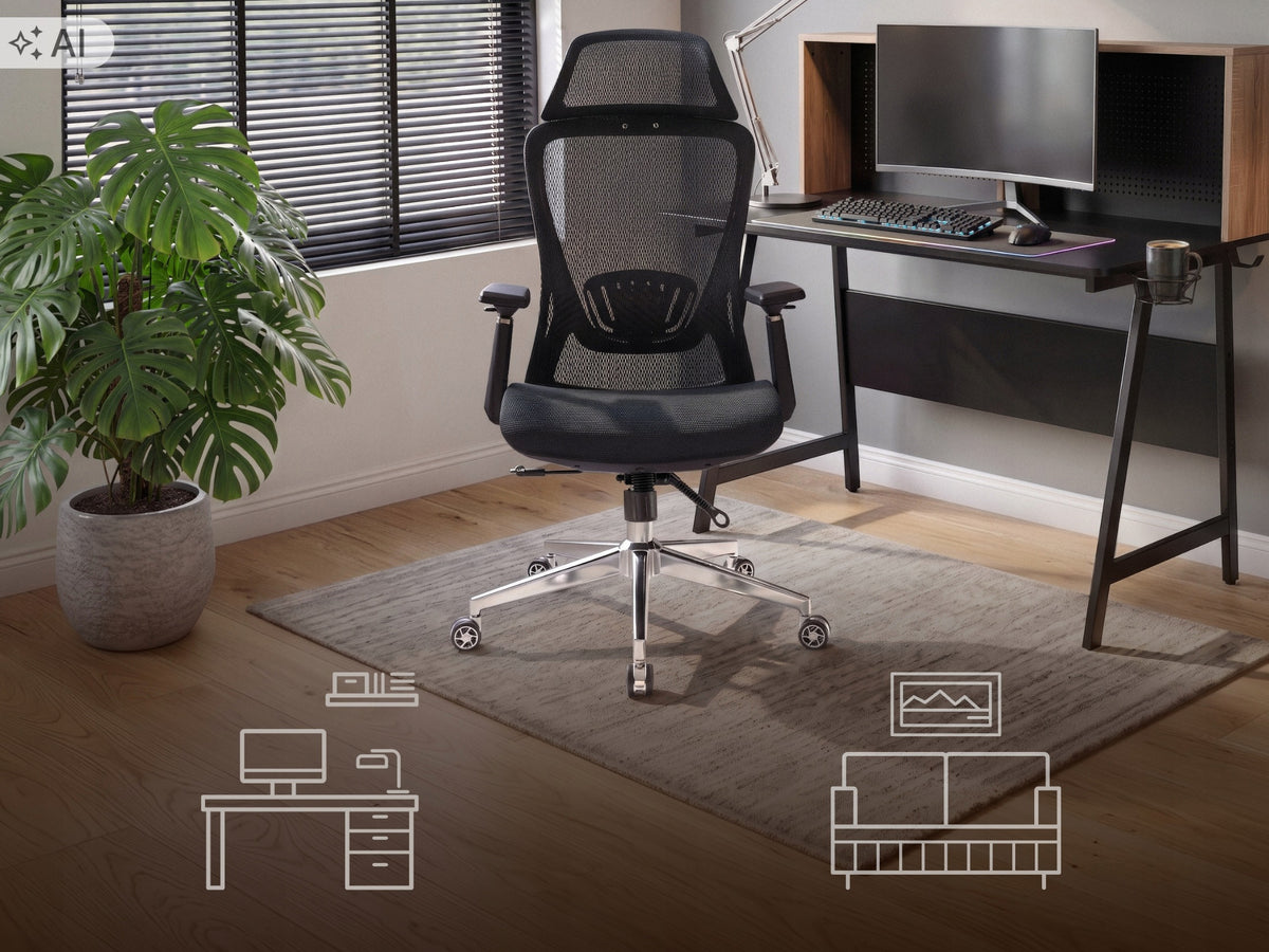 Office Chair Swivel Ergonomic Desk Chair Black LITOS Manufacturer code gaming prezent na święta dla chłopaka