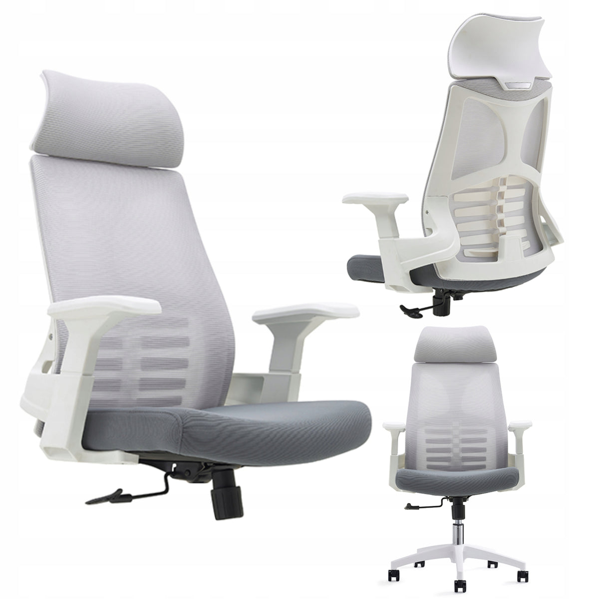 Office Chair Swivel Ergonomic Material White Desk Chair Packaging status original