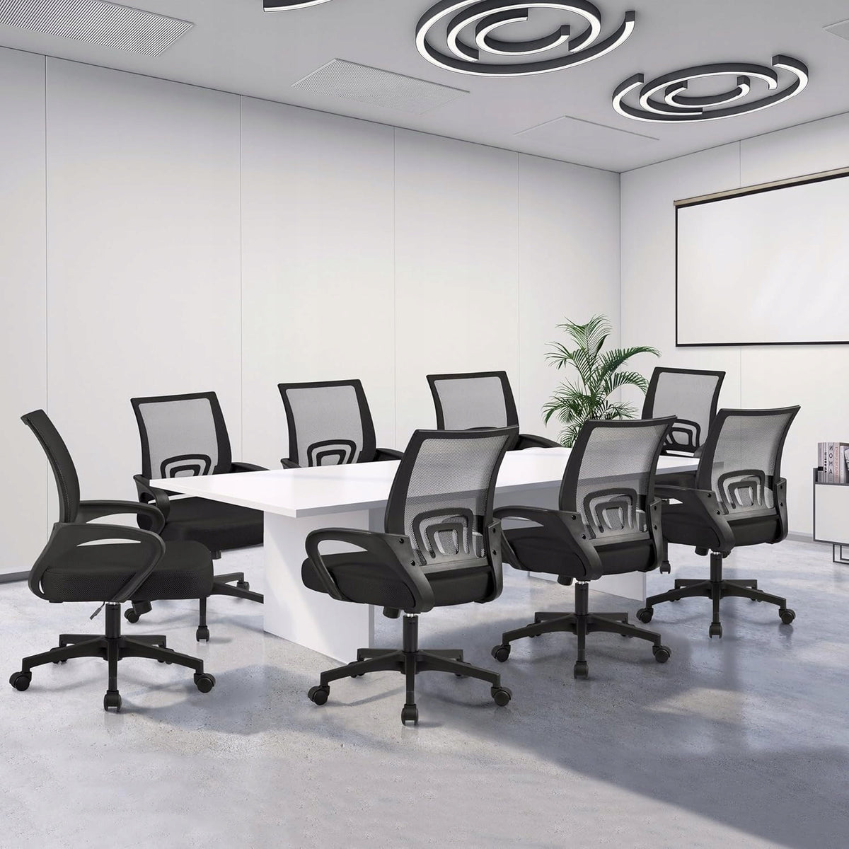 Office Chair Swivel Ergonomic with Mesh Armrests Comfortable Brand no brand