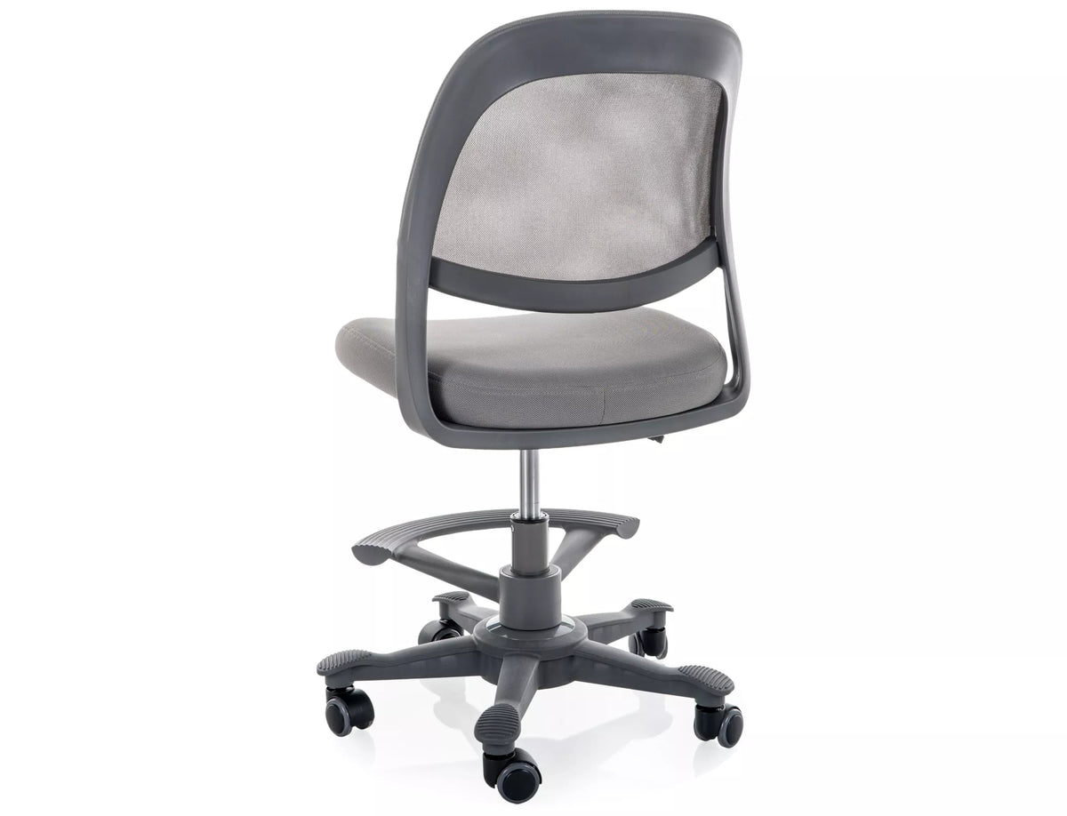 Office Chair Swivel Grey Mesh Fabric Adjustable Footrest SIGNAL Brand Signal