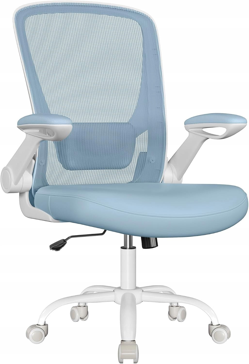 Office Chair Swivel Office Chair Ergonomic Adjustable Blue