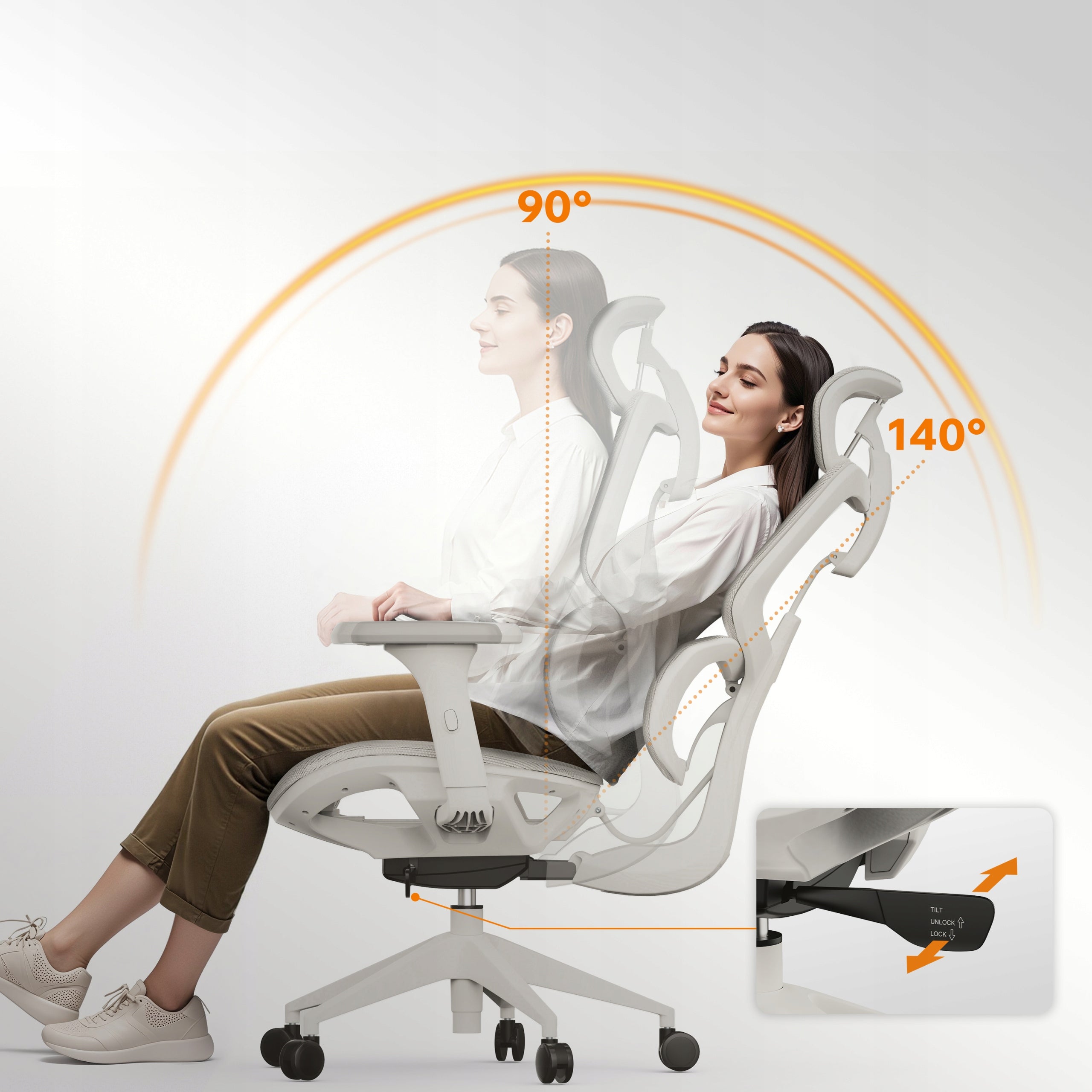 Office Chair Swivel Office Chair Ergonomic for Desk Sense7 Nobu Manufacturer code 14496631