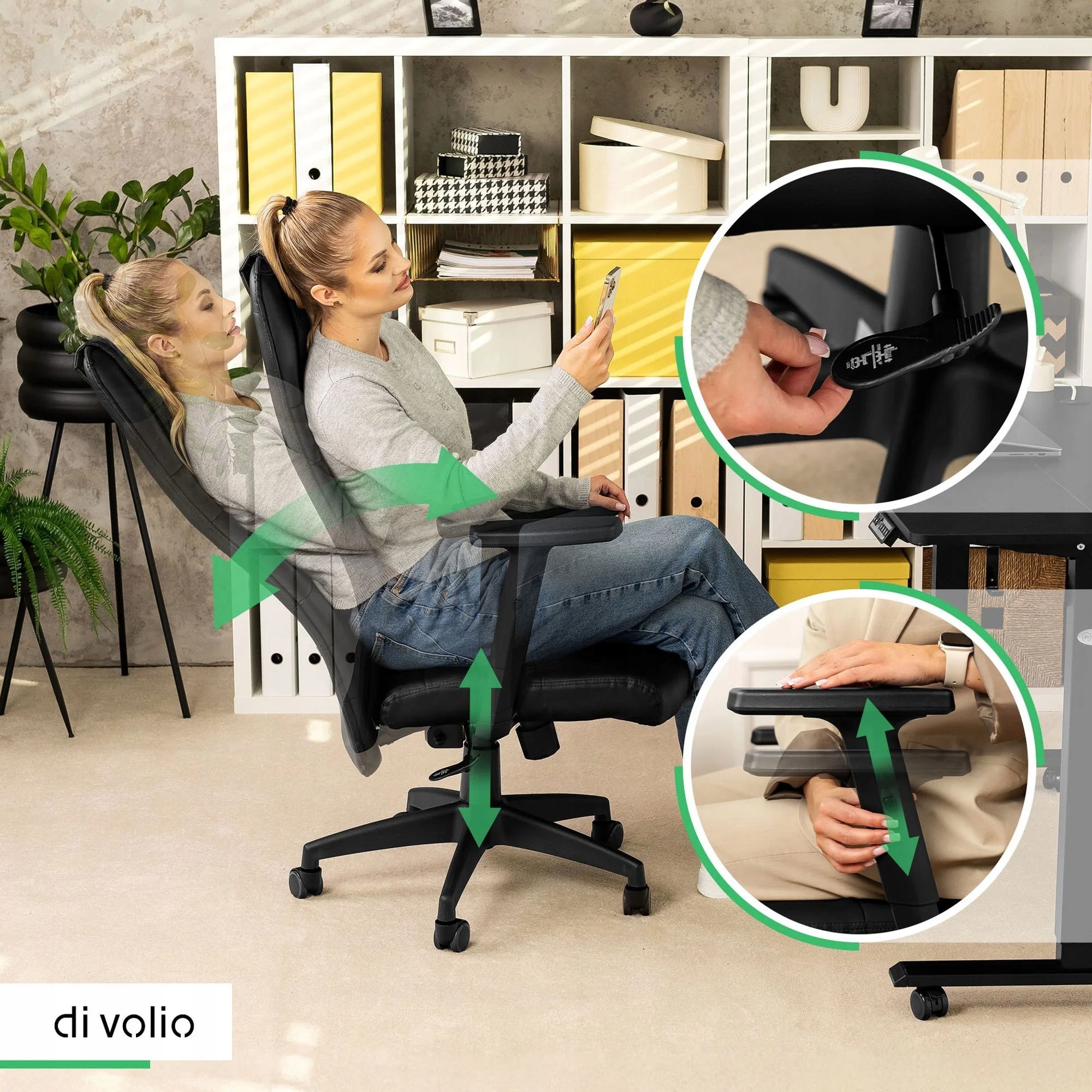 Office Chair Swivel Office Chair Height Adjustable Reclining Packaging status original