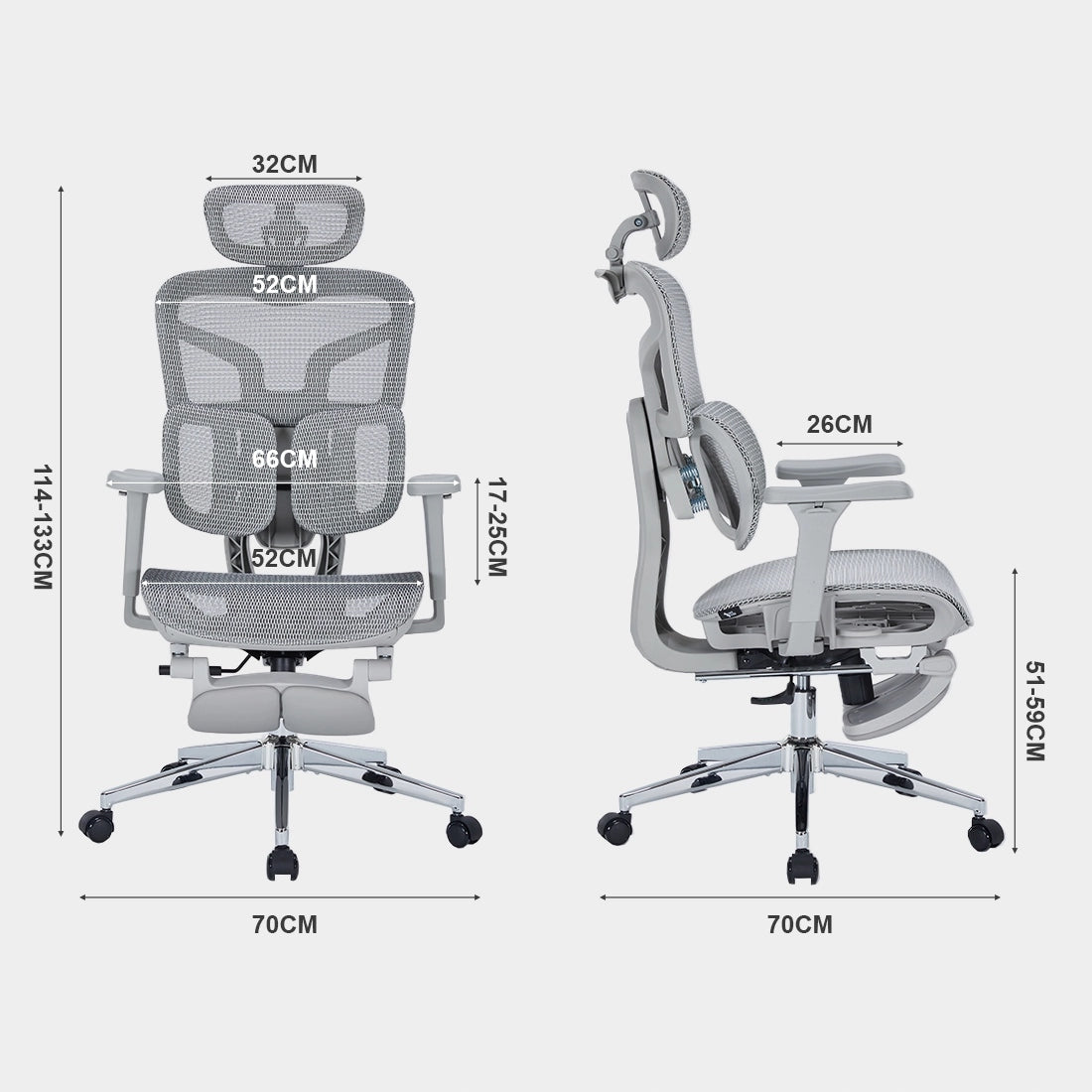 Office Chair Swivel Office Chair Mesh ERGONOMIC Spacetronik Packaging status original