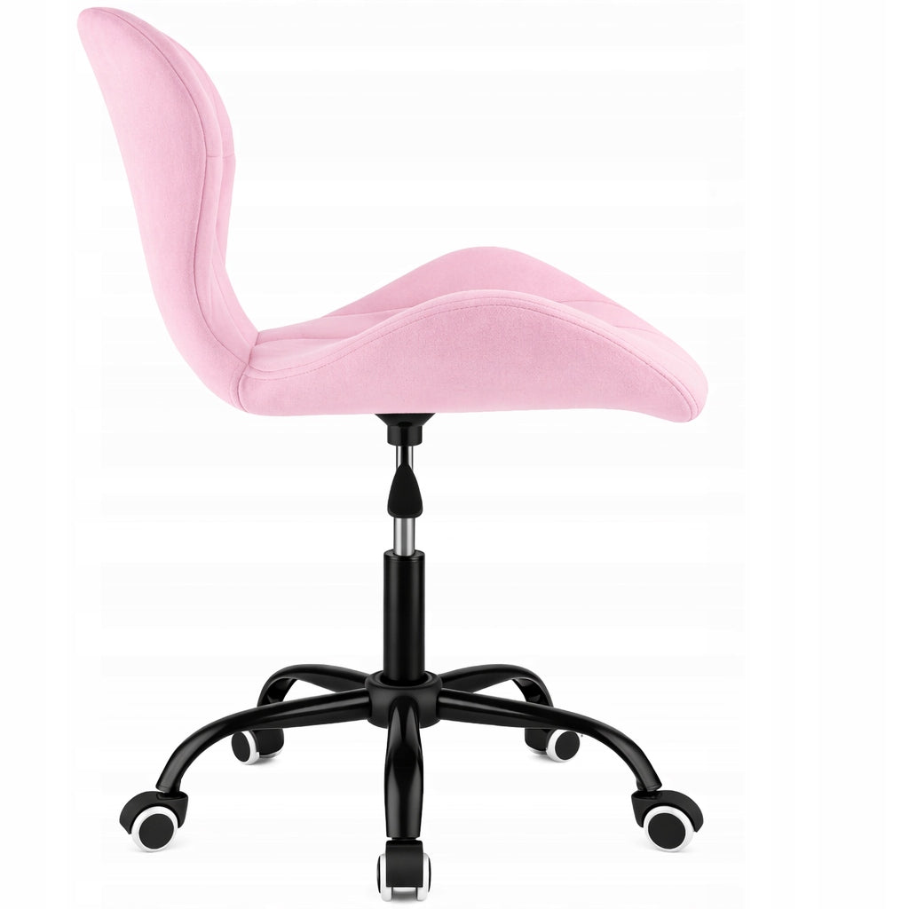 Office Chair Swivel Velour Pink Desk Chair Dressing Table Cabinet Medical device no