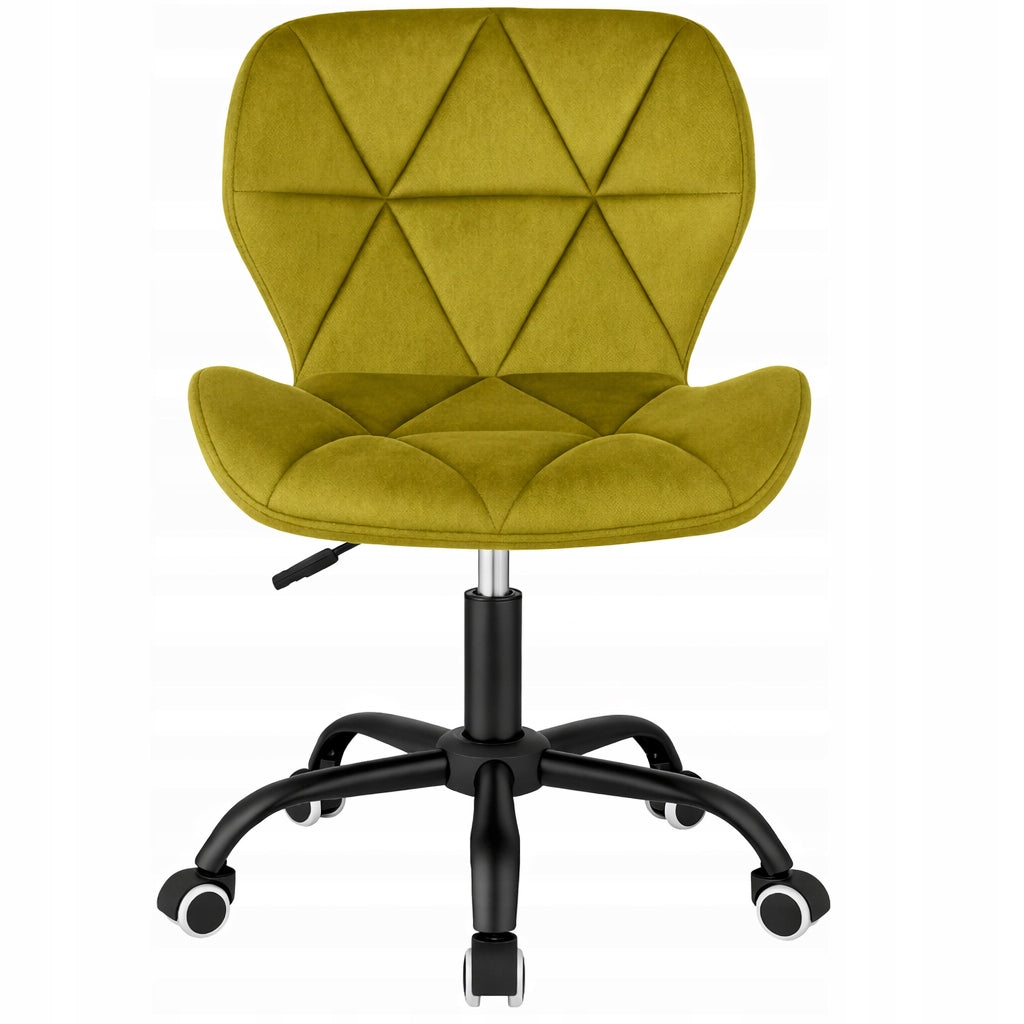 Office Chair Swivel Velour Yellow Desk Chair Dressing Table Cabinet Medical device no