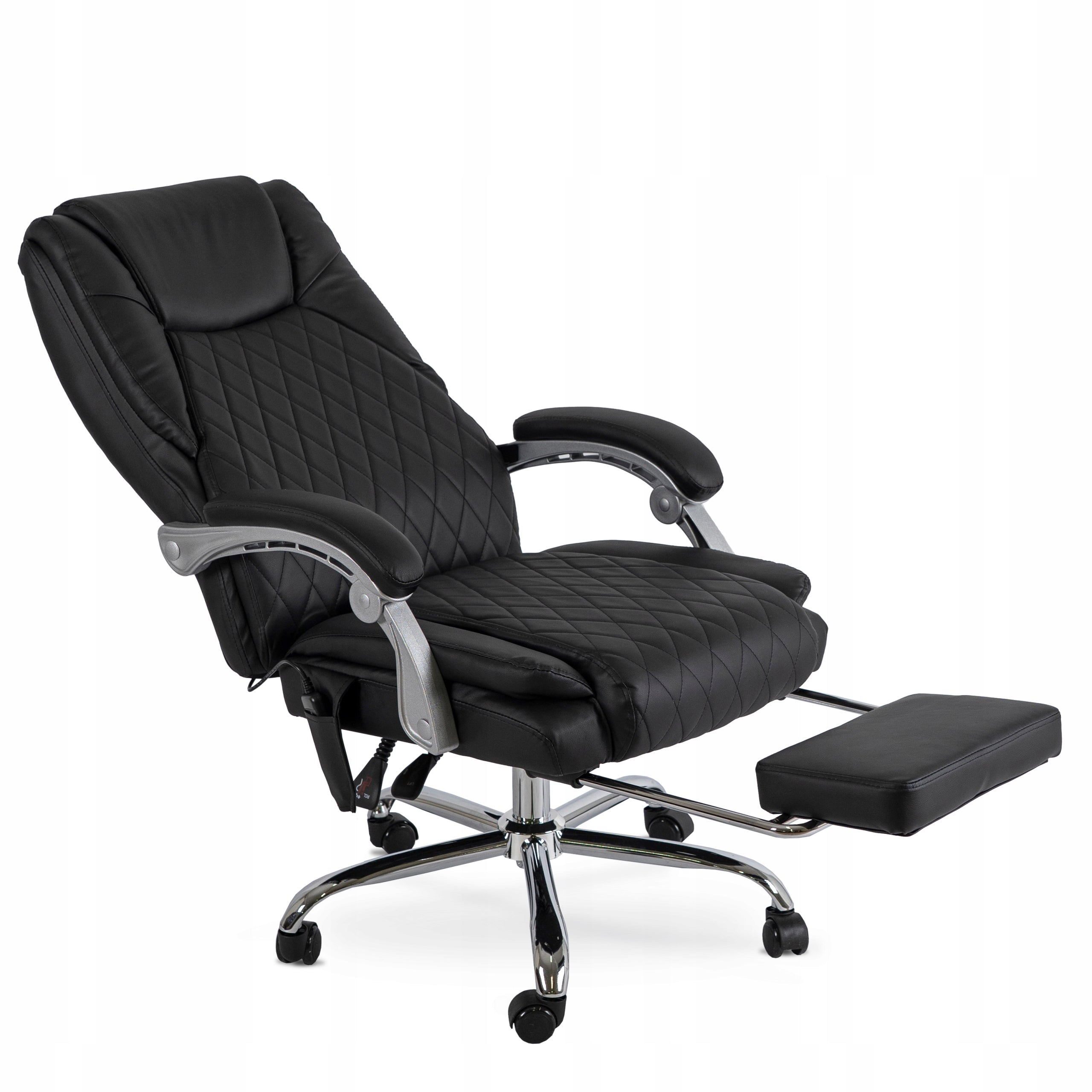 Office Chair Swivel With Massage Computer Desk Chair Black GIORGIO