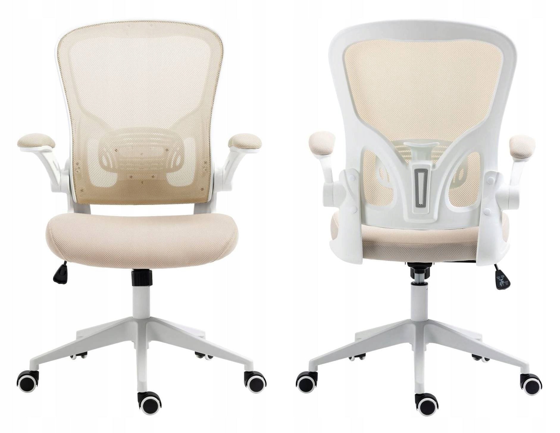 Office Chair TWISTER Swivel Beige Mesh Children's Work Chair
