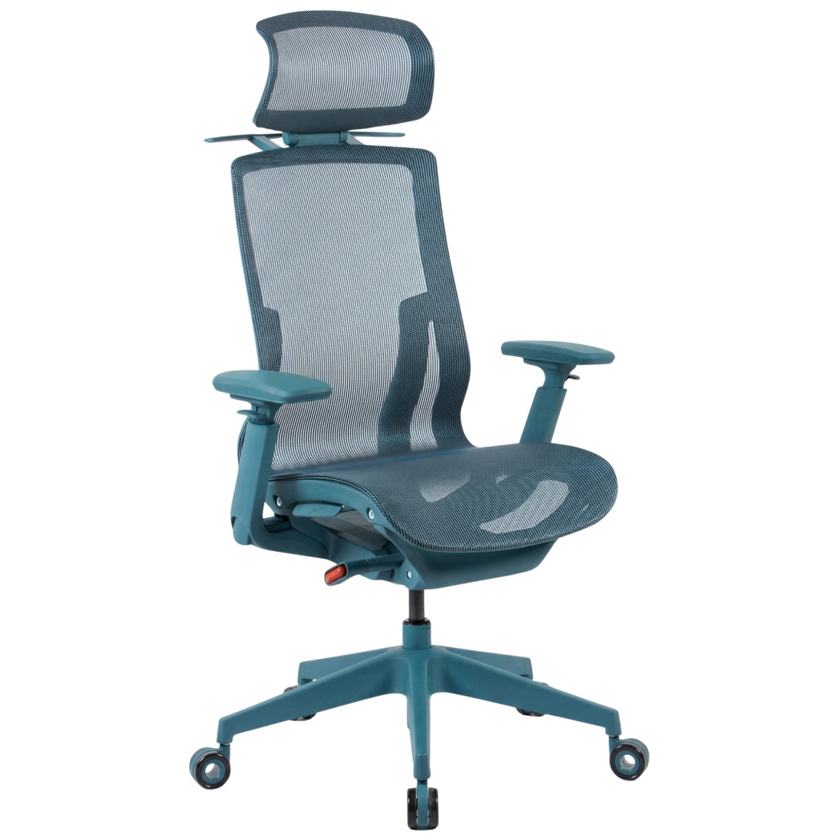 Office Chair Turquoise ERGONOMIC 135kg Spacetronik Rotary Adjustable