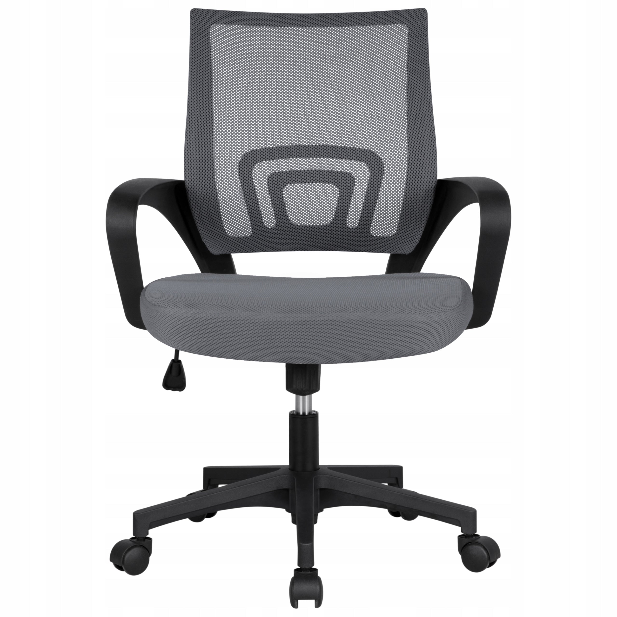 Office Chair Wheelchair, Ergonomic, Armrests, Dark Grey Packaging status original