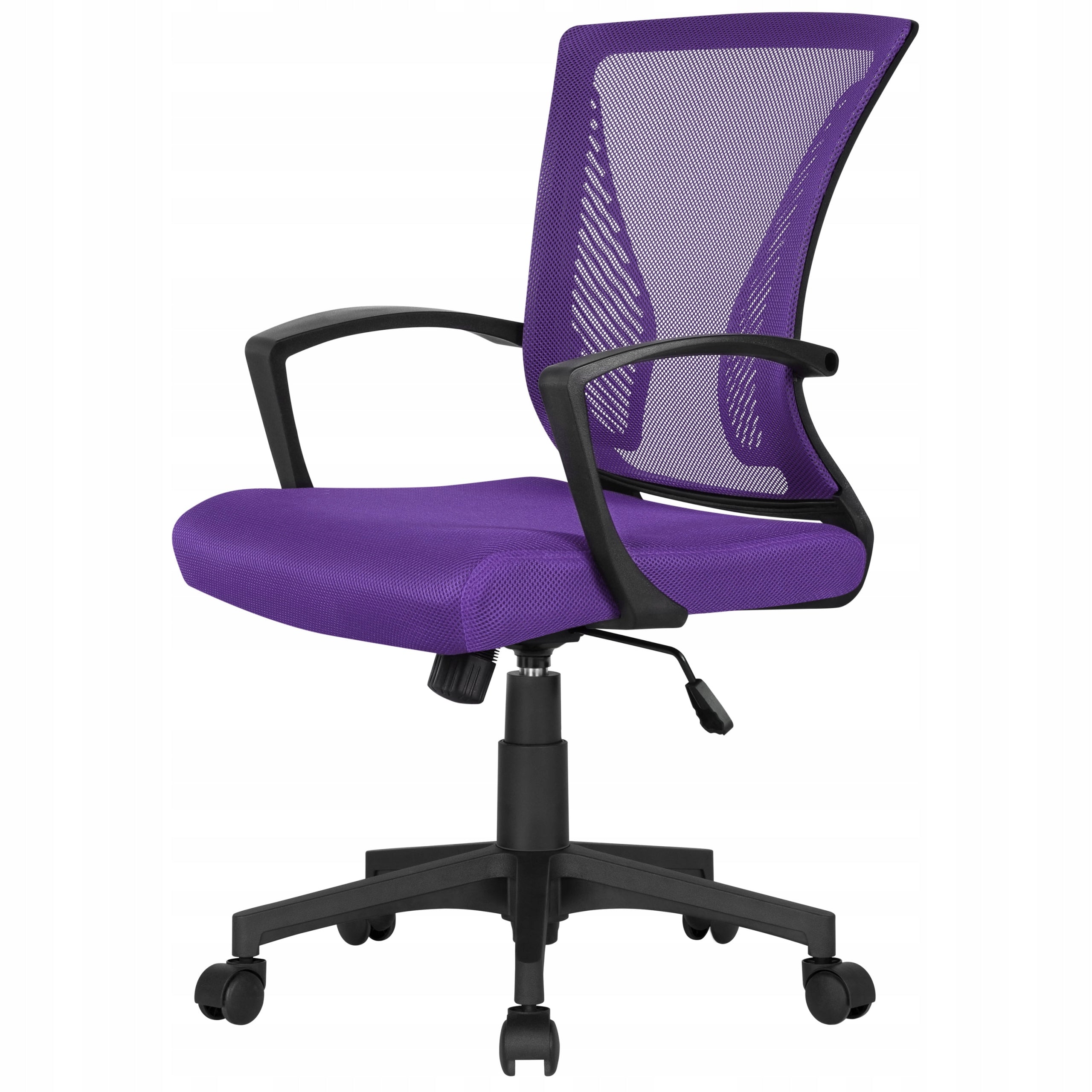 Office Chair Wheelchair, Ergonomic, Armrests, Purple Brand Yaheetech