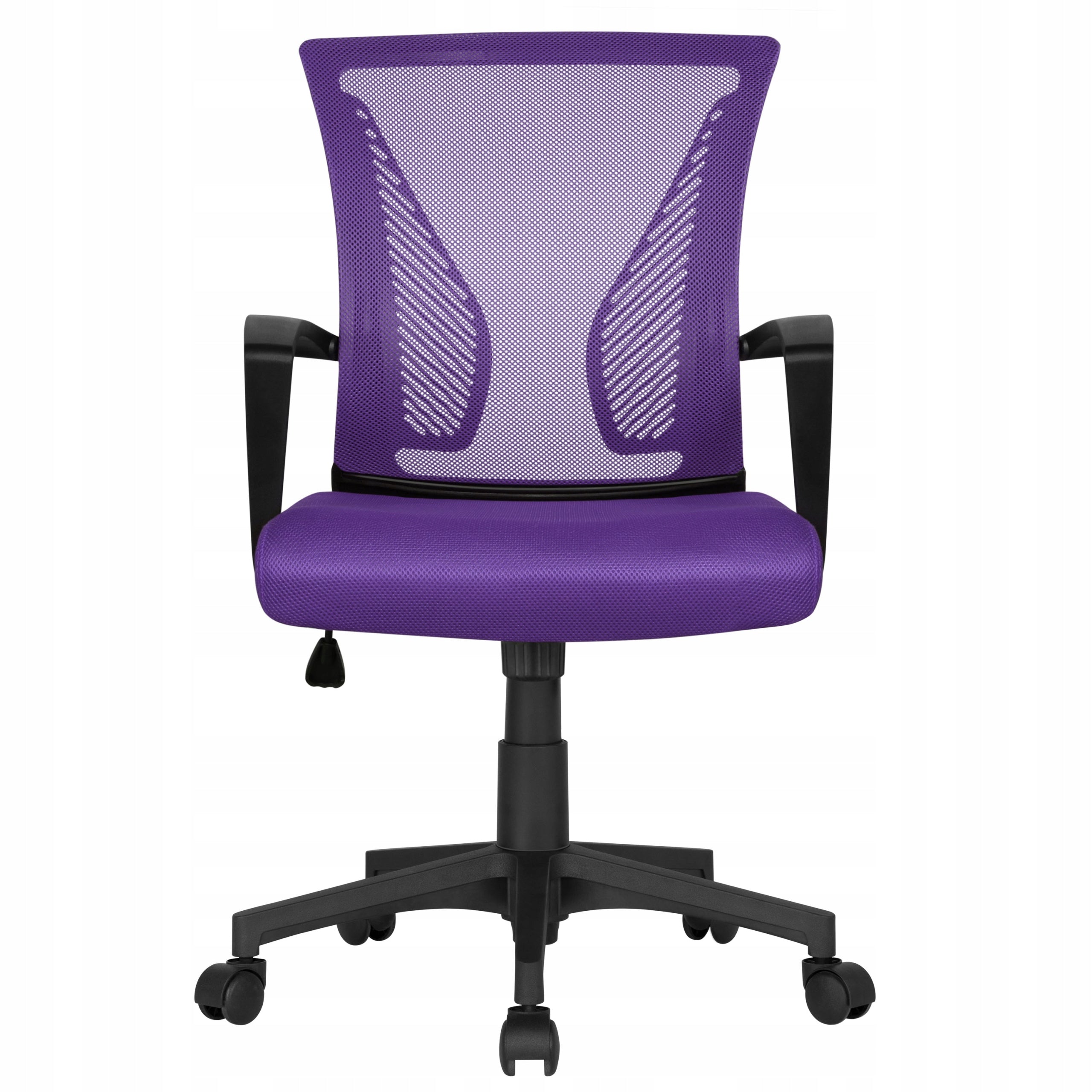 Office Chair Wheelchair, Ergonomic, Armrests, Purple Packaging status original