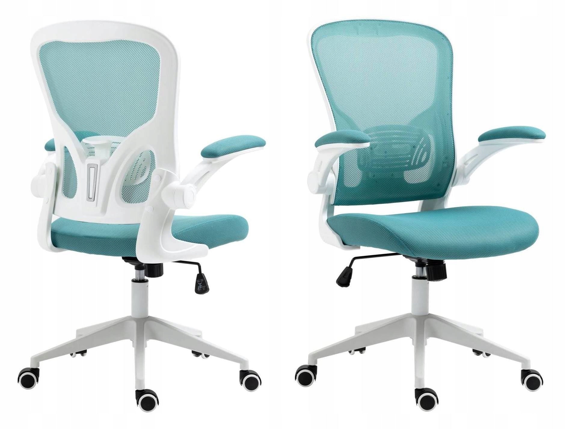 Office Chair Youth Armchair TWISTER Turquoise Swivel Breathable Medical device no