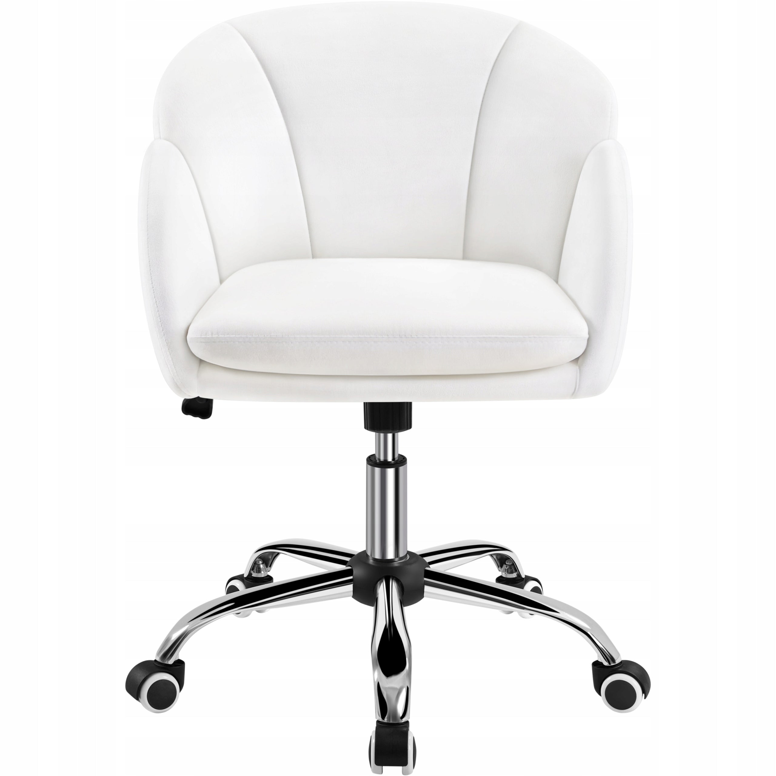 Office Dressing Chair with Armrests, Swivel, Snow Color Packaging status original