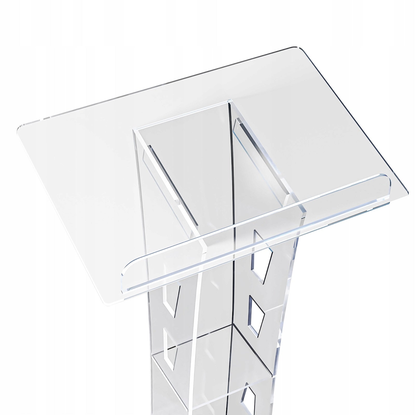 Office Furniture 110CM Podium Acrylic Transparent For Speeches Manufacturer code 6-987