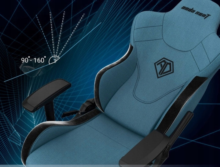 Office Gaming Chair Anda Seat T-Pro 2XL Material Blue Swivel Packaging status original