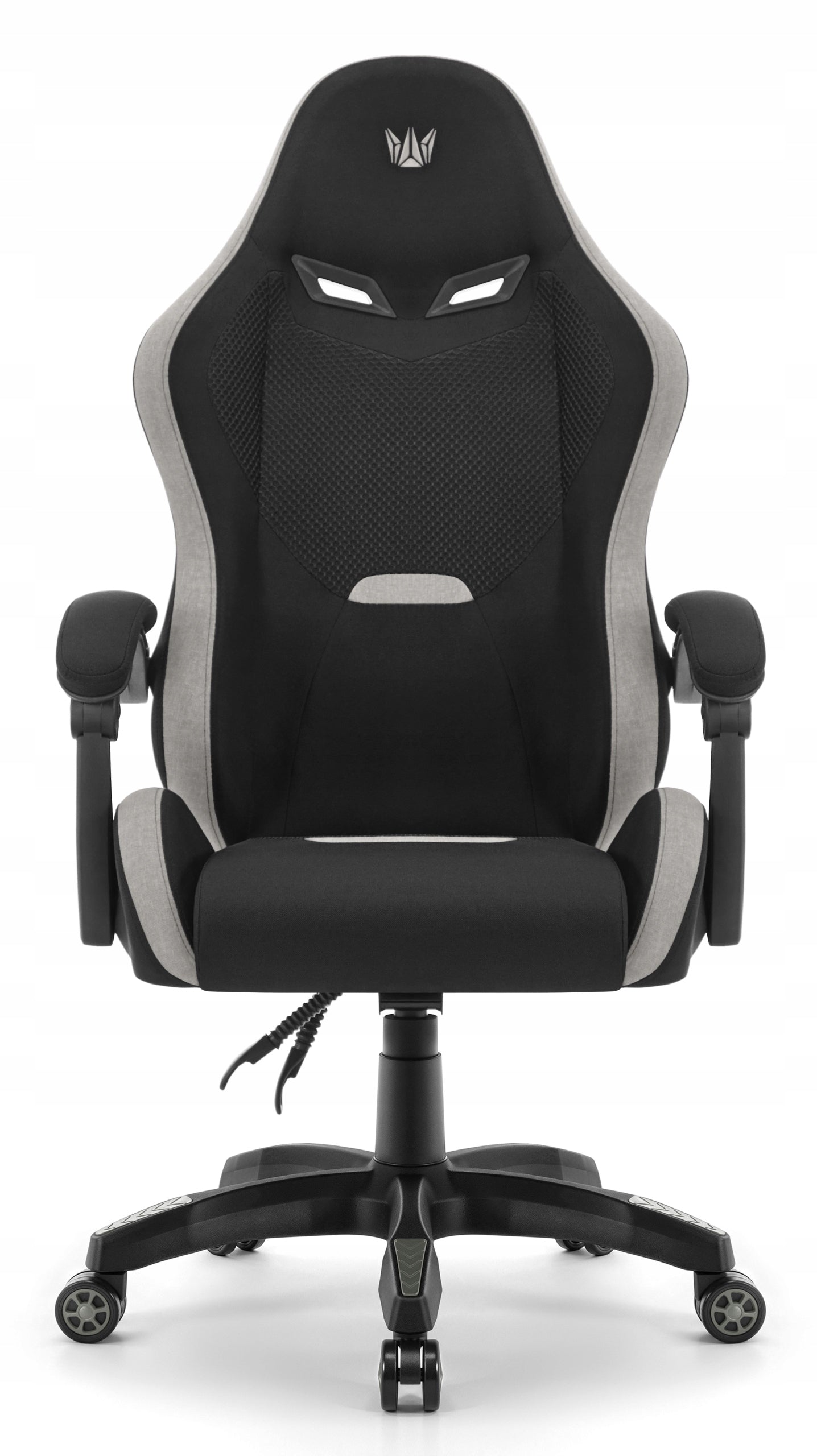 Office Gaming Chair Hell's Chair HC-1012 Black Grey Suede Fabric Manufacturer code 5907196011047
