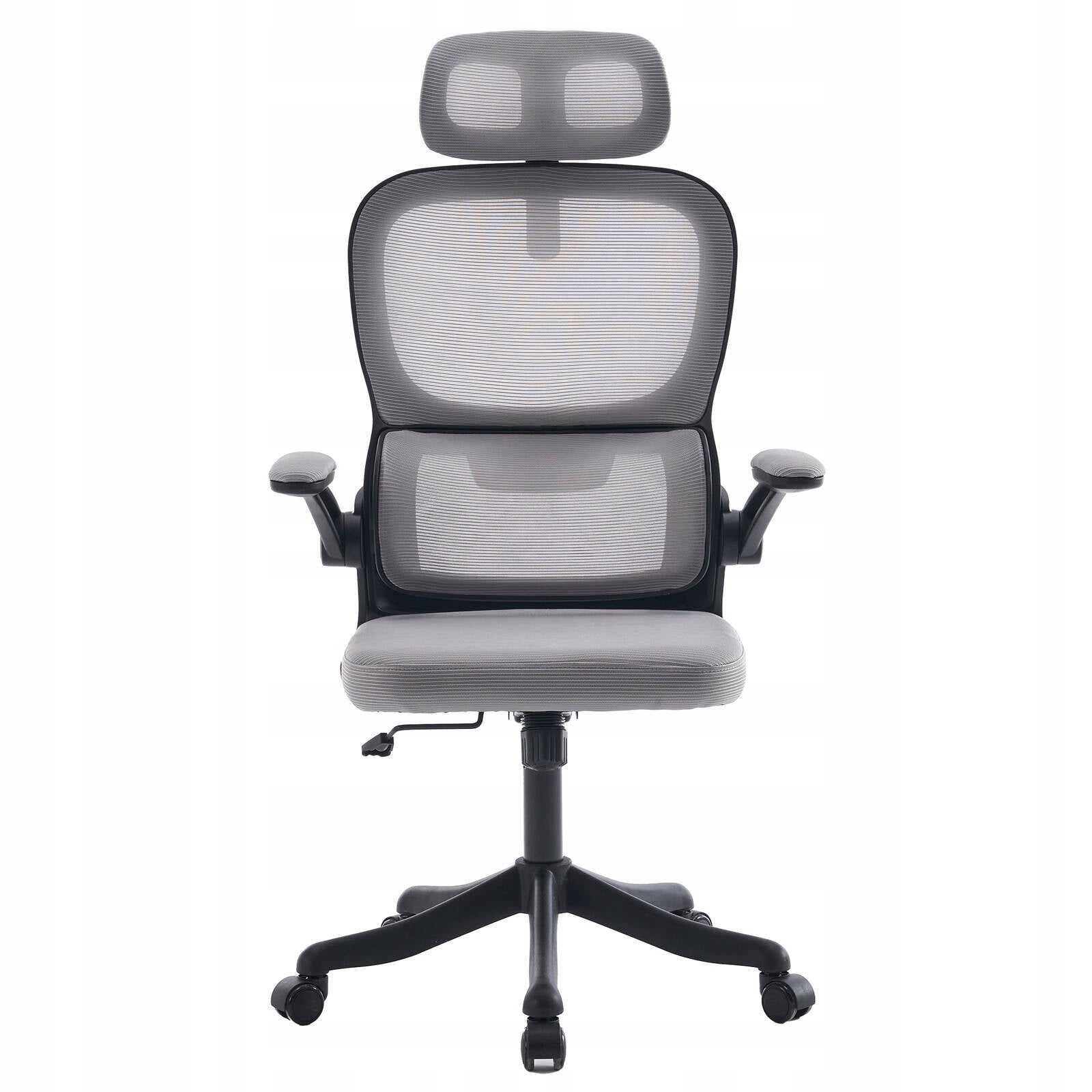 Office Swivel Chair Ergonomic Rocking Desk Chair Grey Packaging status original