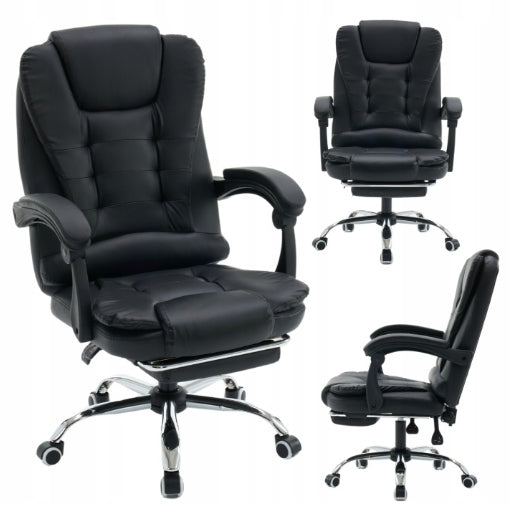 Office Swivel Chair with Footrest Ergonomic Chair for Room