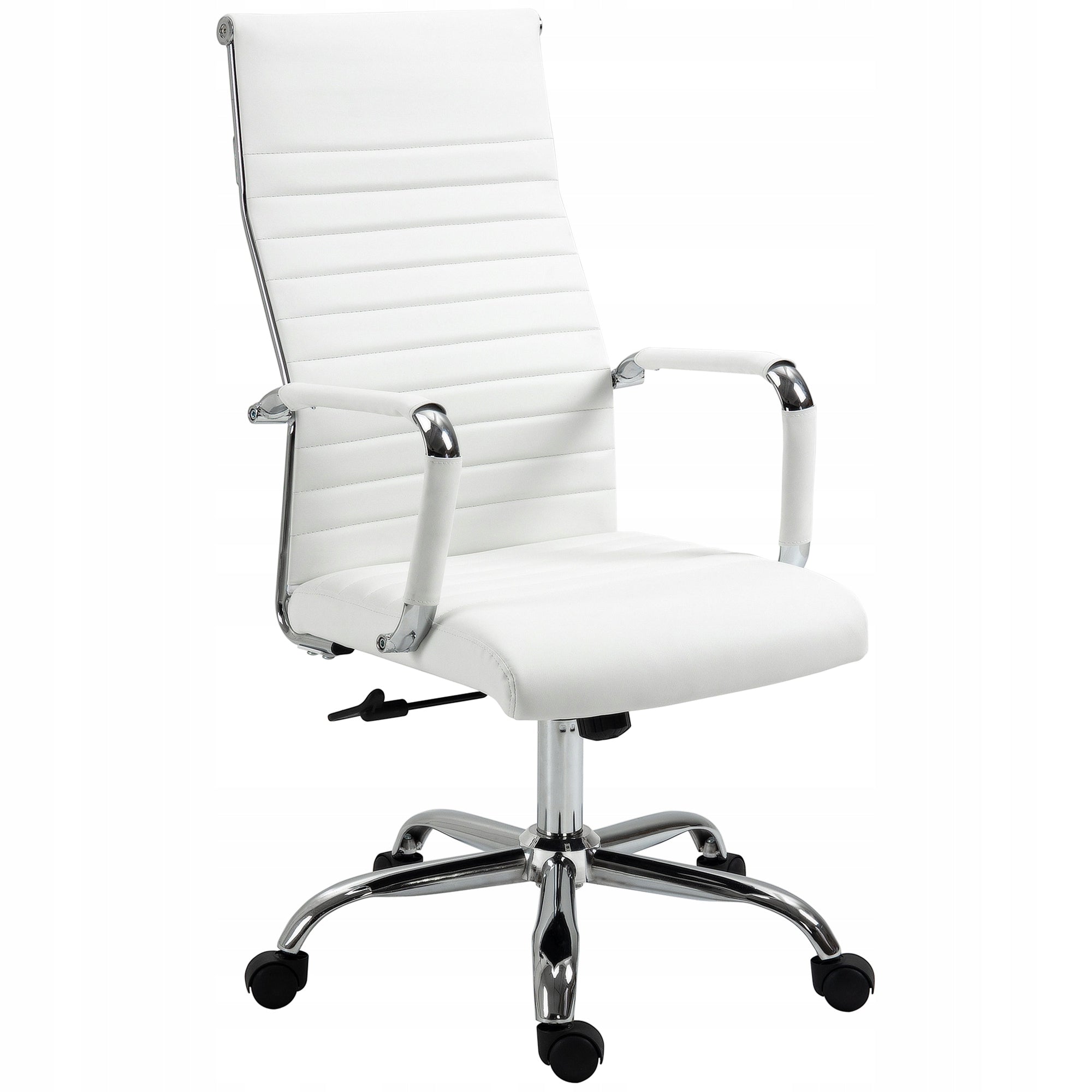 Office chair 54x62x104-114 cm white Brand Vinsetto