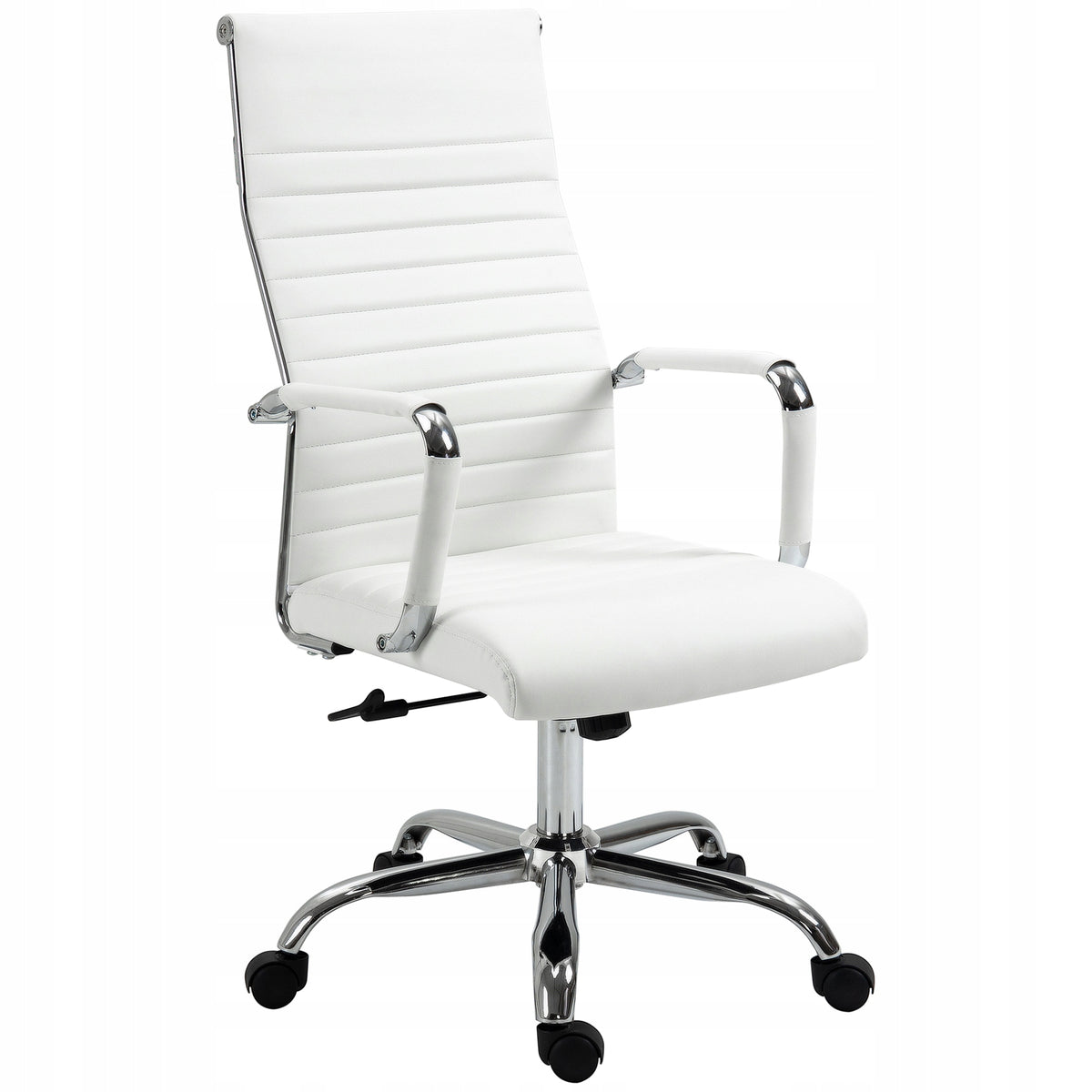 Office chair 54x62x104-114 cm white Brand Vinsetto