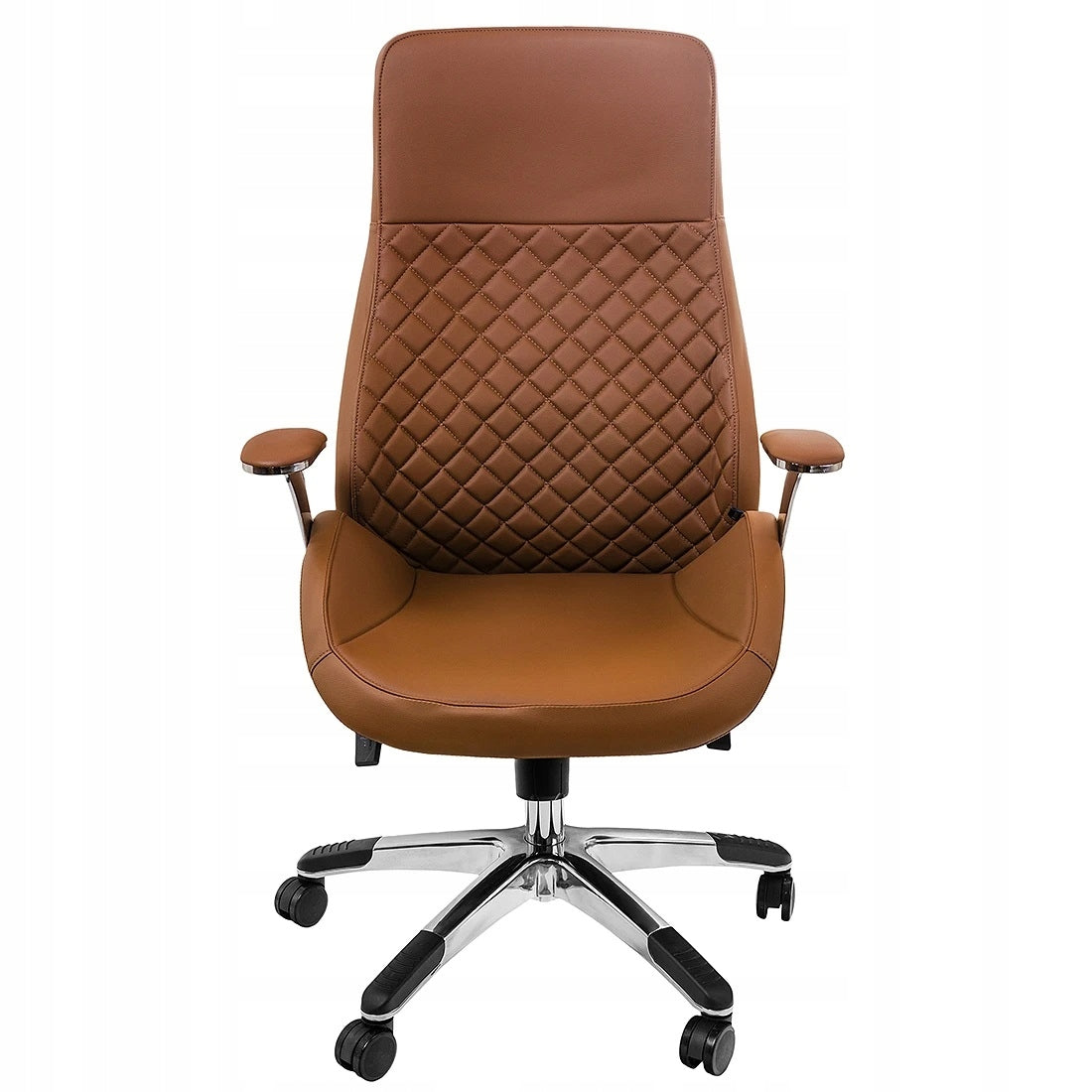 Office chair Atlas brown eco leather chrome cabinet Manufacturer code Meb12atlas