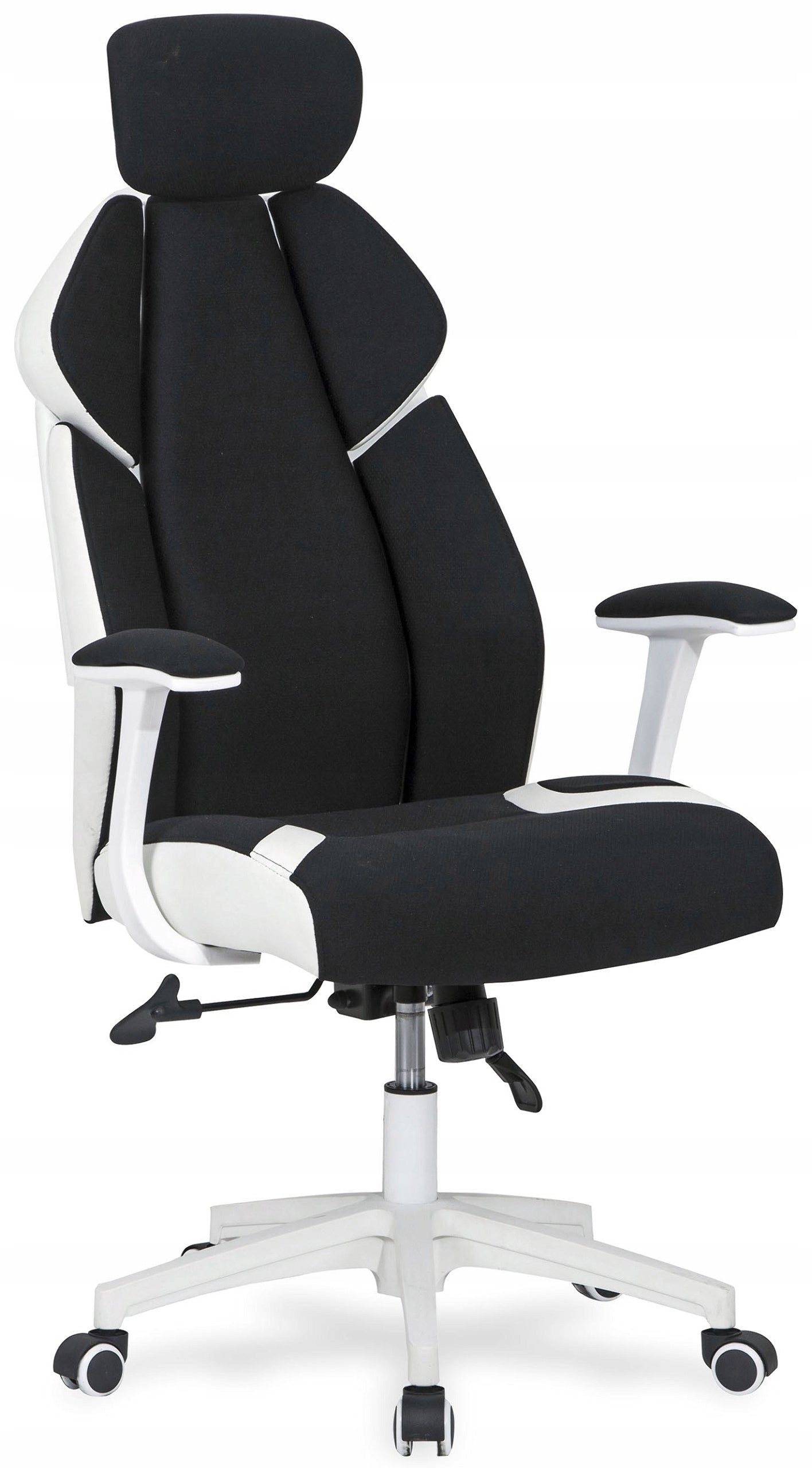 Office chair CHRONO white black MULTIBLOCK Halma Brand Halmar
