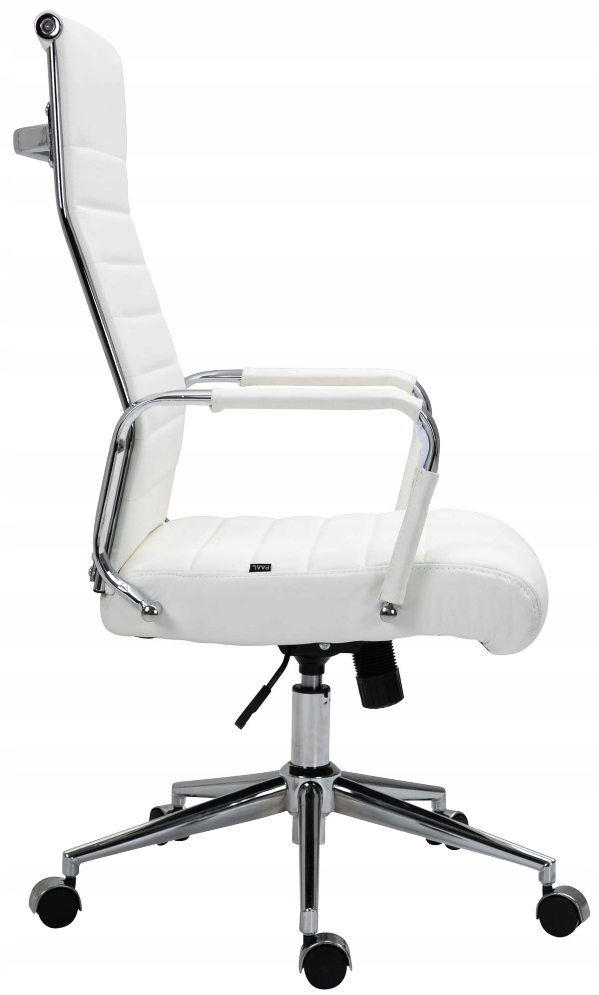 Office chair Columbus genuine leather, white Packaging status original
