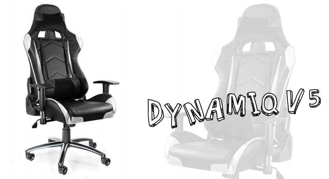 Office chair Dynamiq V5 black and white Unique Brand Unique