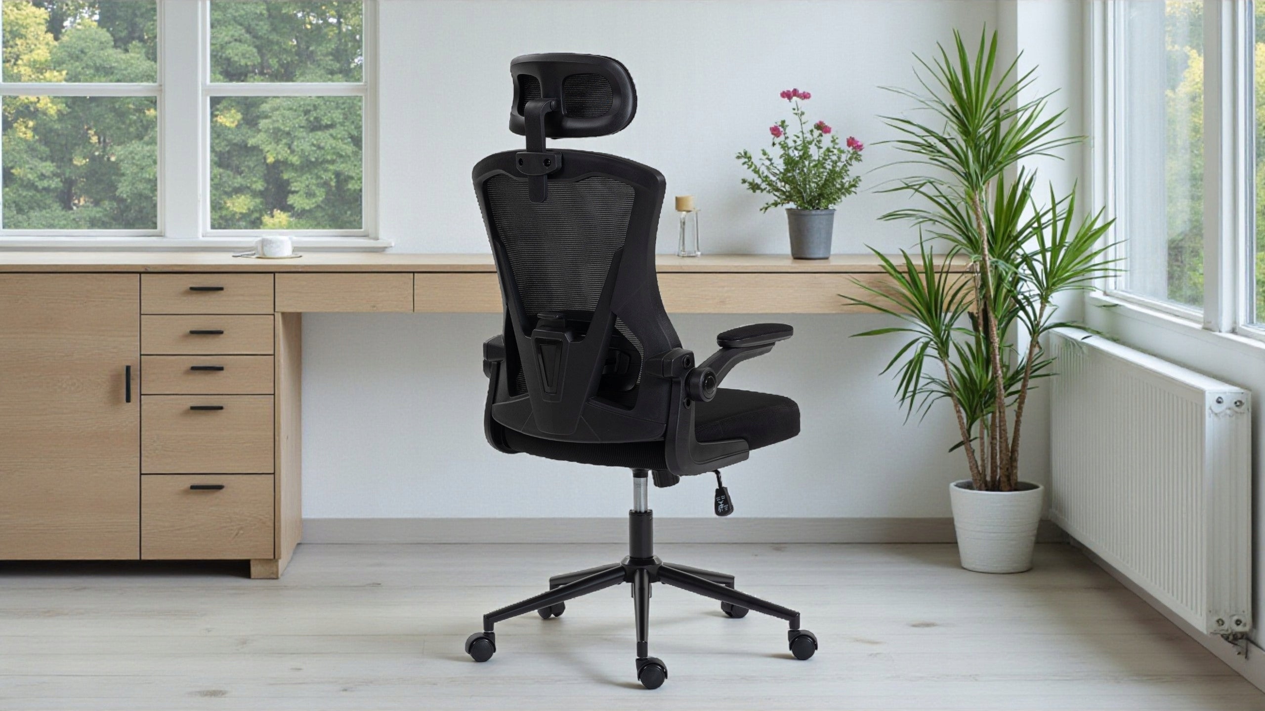 Office chair ERGONOMIC swivel MODERN for desk M 330 black Manufacturer code 5904261532407