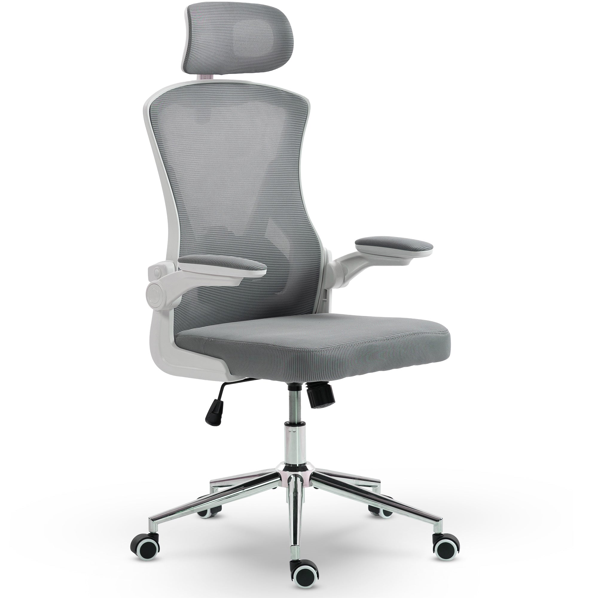 Office chair ERGONOMIC swivel MODERN for desk M 330 grey