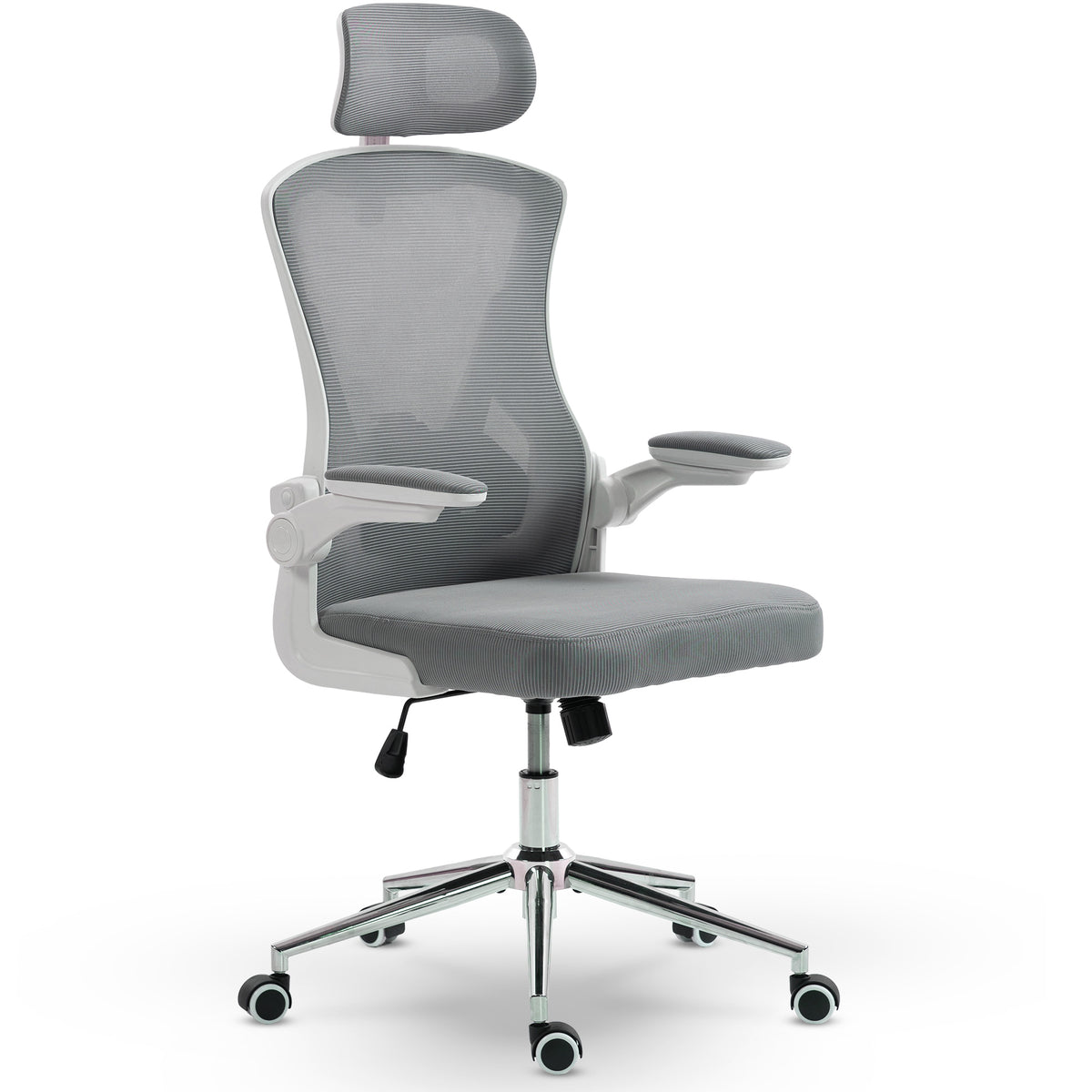 Office chair ERGONOMIC swivel MODERN for desk M 330 grey
