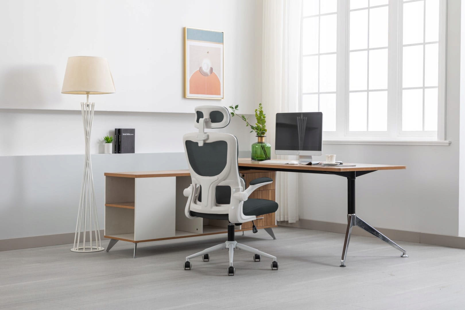 Office chair ERGONOMIC swivel MODERN for office ZEO black JUMIhome EAN (GTIN) 5900410270633