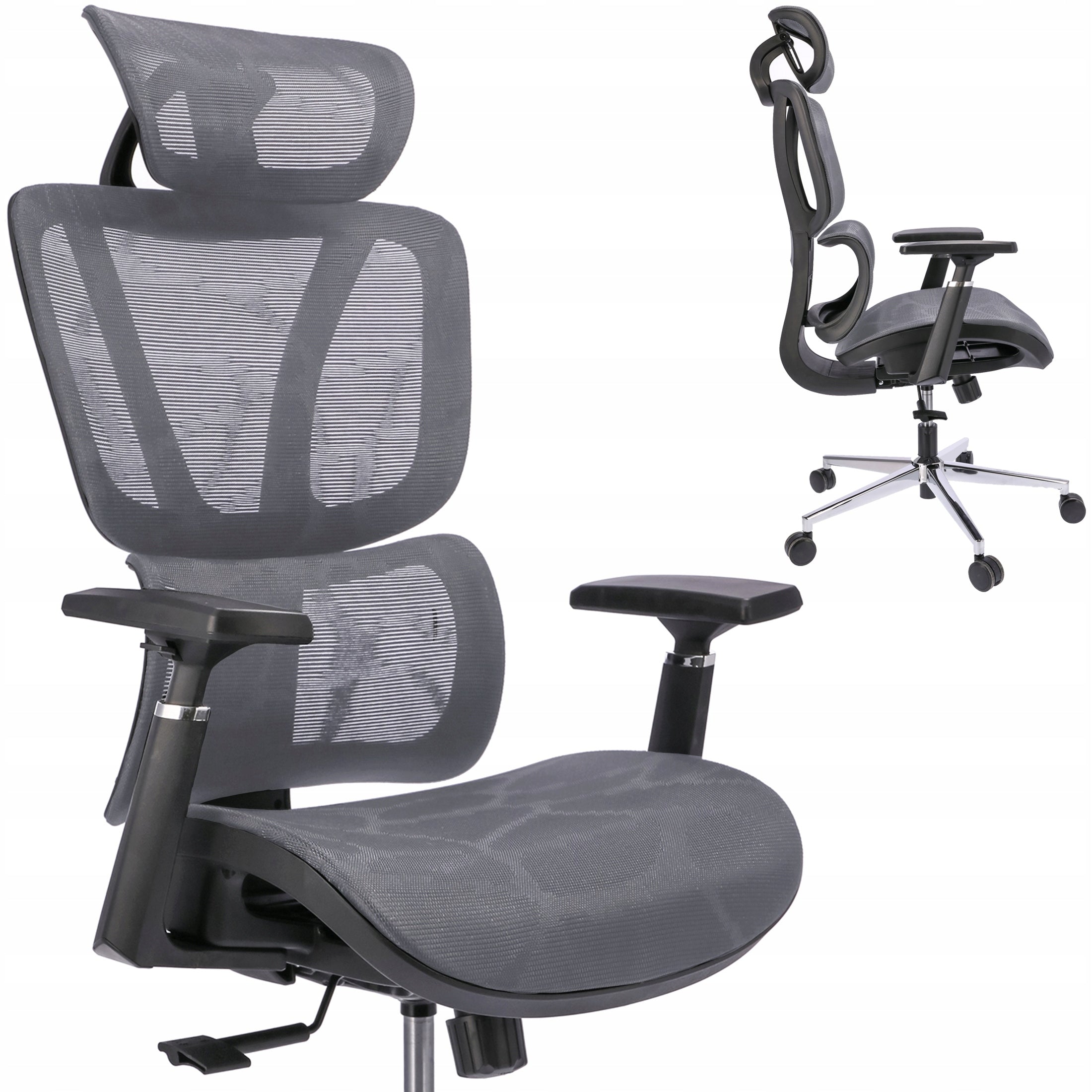 Office chair ERGONOMIC swivel adjustable CHAIR NEOVA grey JUMIhome