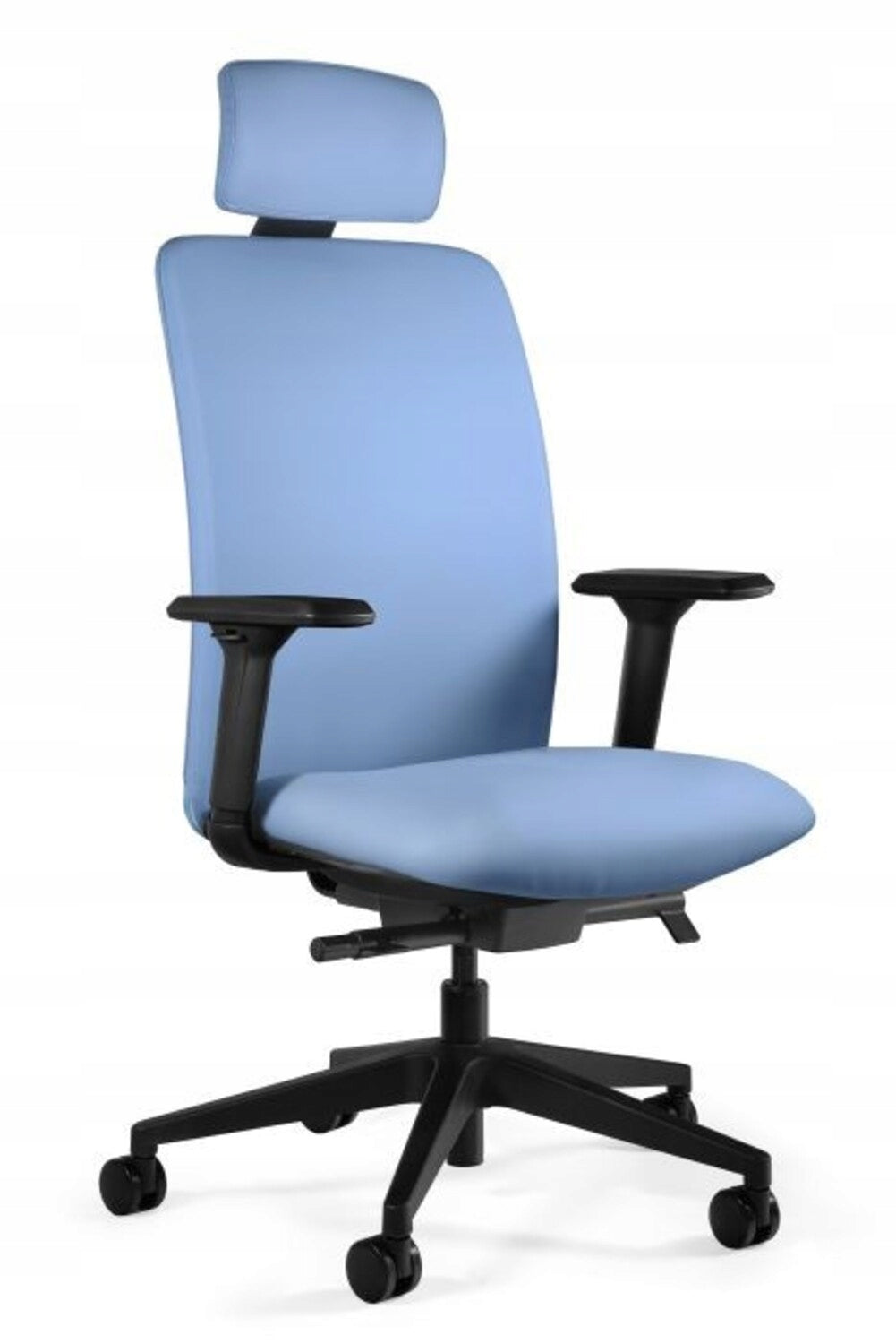 Office chair Eli blue eco-leather synchrony mechanism