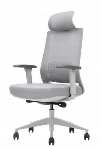 Office chair Ergoflex grey fabric/mesh meets health and safety standards Manufacturer code Meb126Ergoflex
