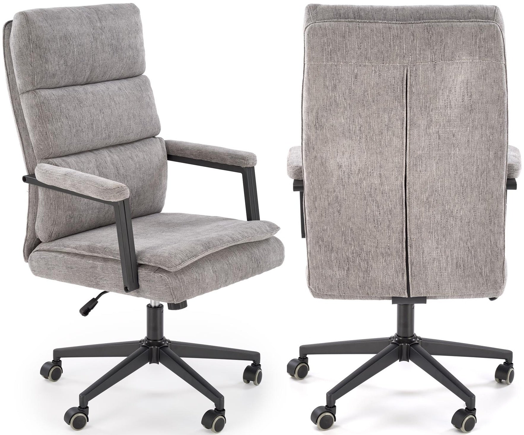 Office chair MARZIANO 2 grey swivel adjustable fabric chair Medical device no