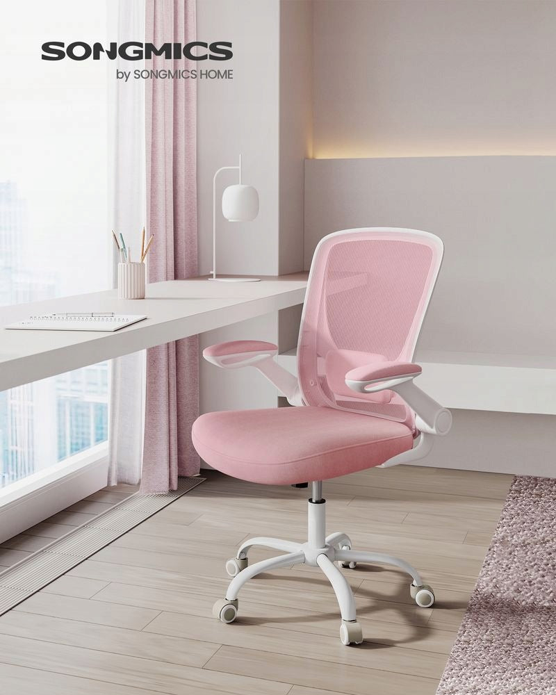 Office chair SONGMICS - pink, swivel, ergonomic, adjustable Packaging status original