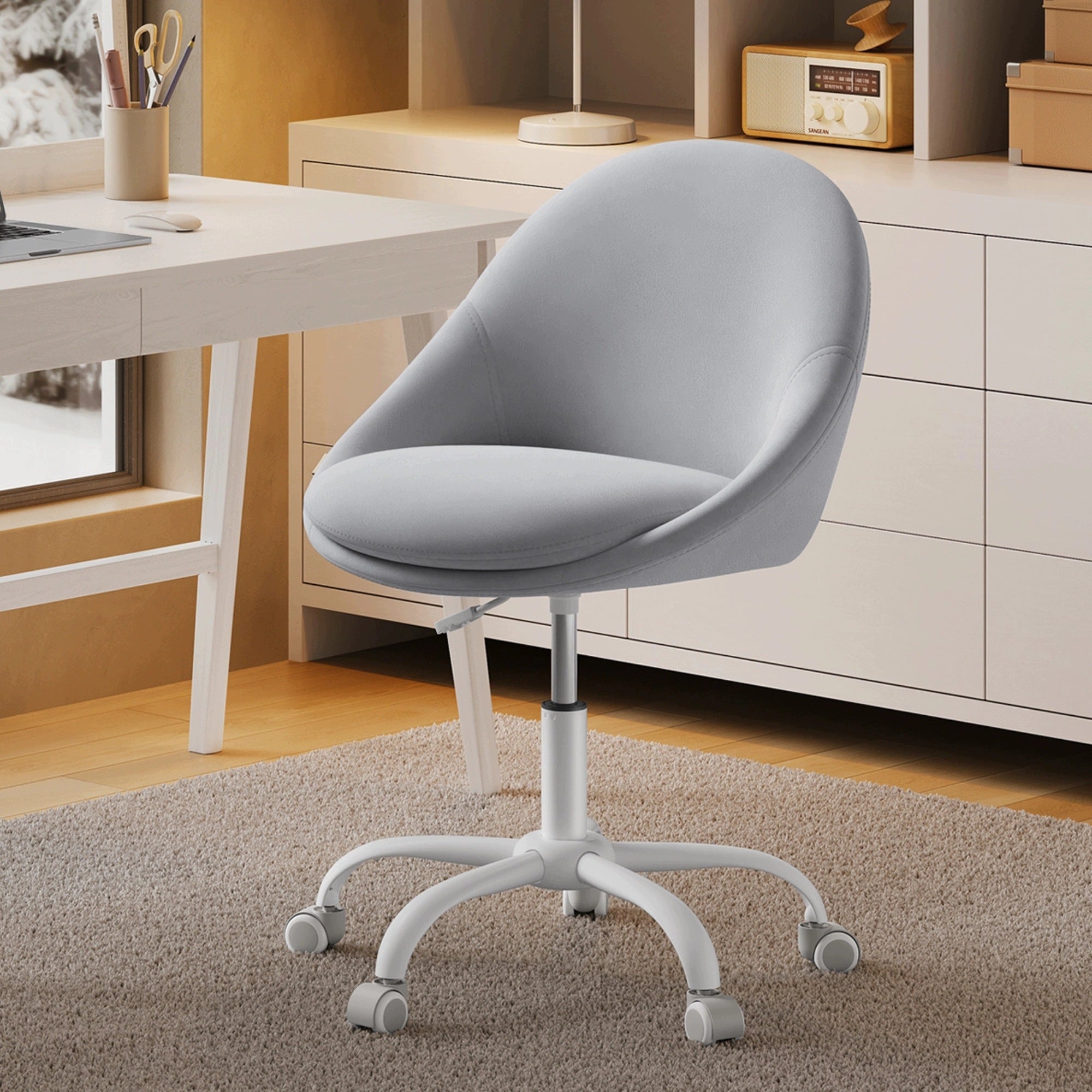 Office chair SWIVEL chair Height adjustment 110kg grey Spacetronik Packaging status original