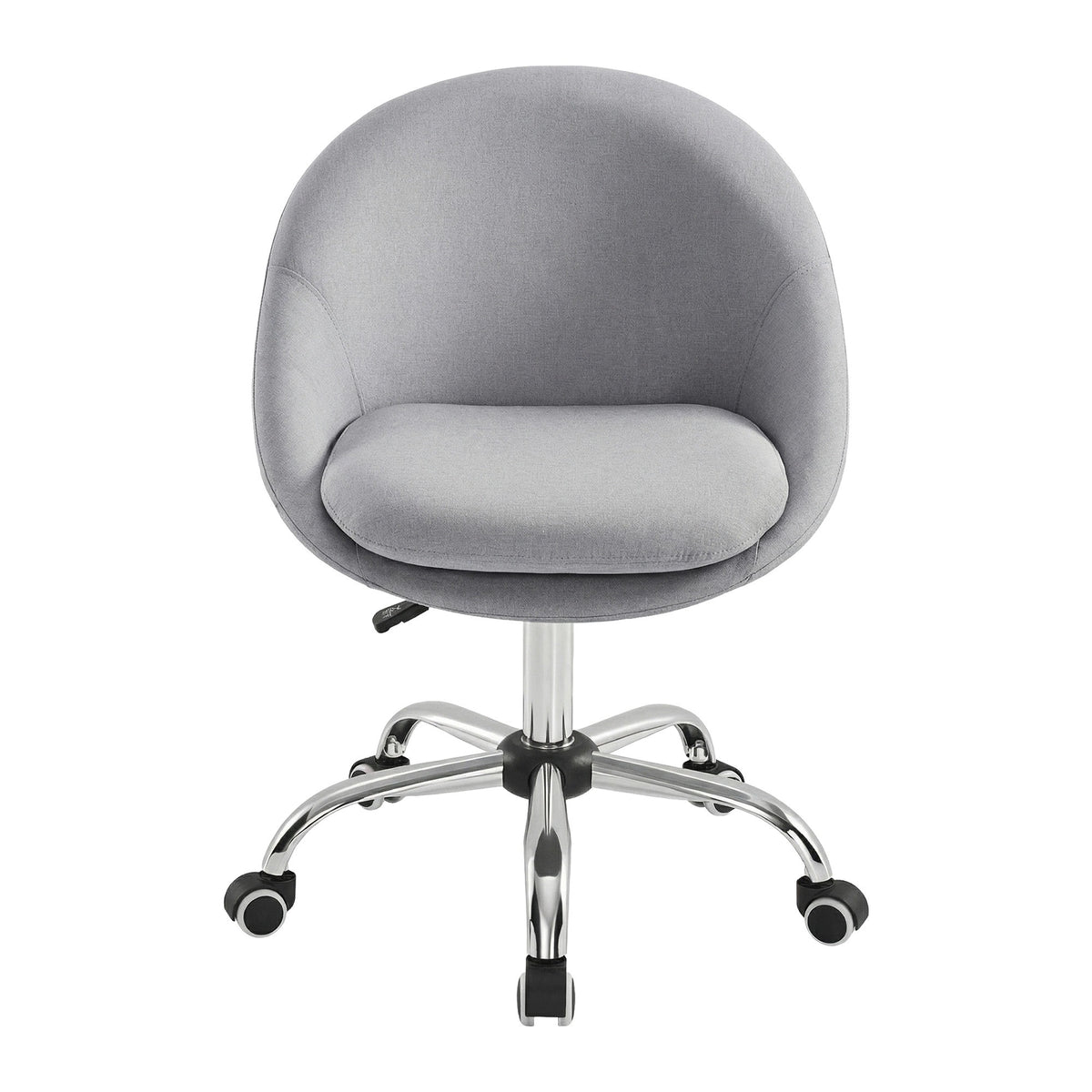 Office chair Swivel chair Upholstered linen and cotton Spacetronik grey Manufacturer code SPC-MIO-01
