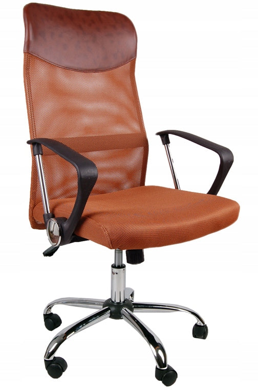 Office chair breathable swivel GIOSEDIO brown