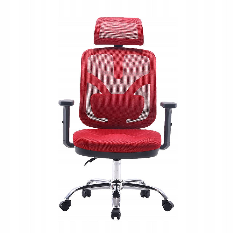 Office chair ergonomic swivel chair red adjustable BHP M56 Manufacturer code Fotel biurowy M56 Red