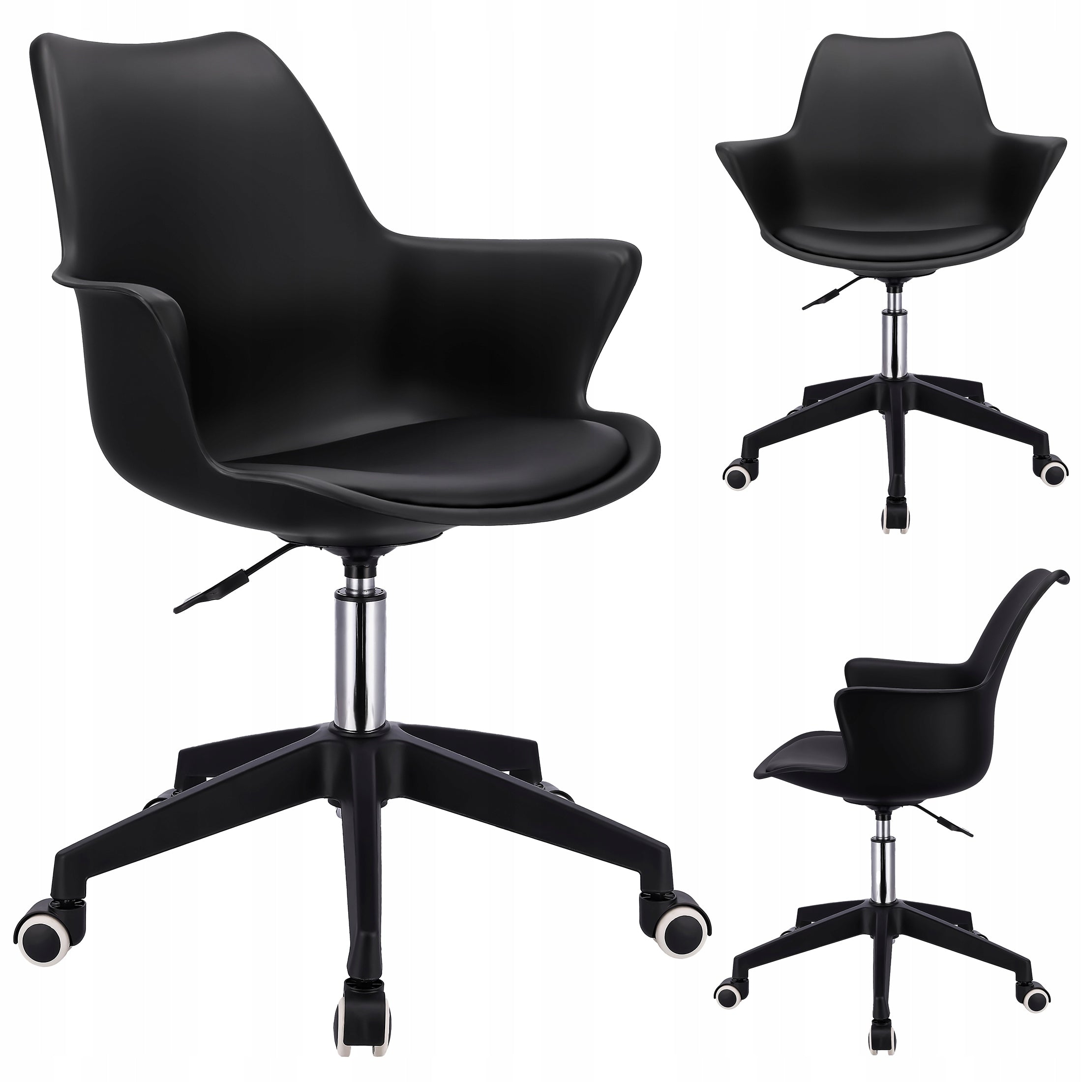 Office chair on wheels SWIVEL desk chair INEZ profiled JUMIhome