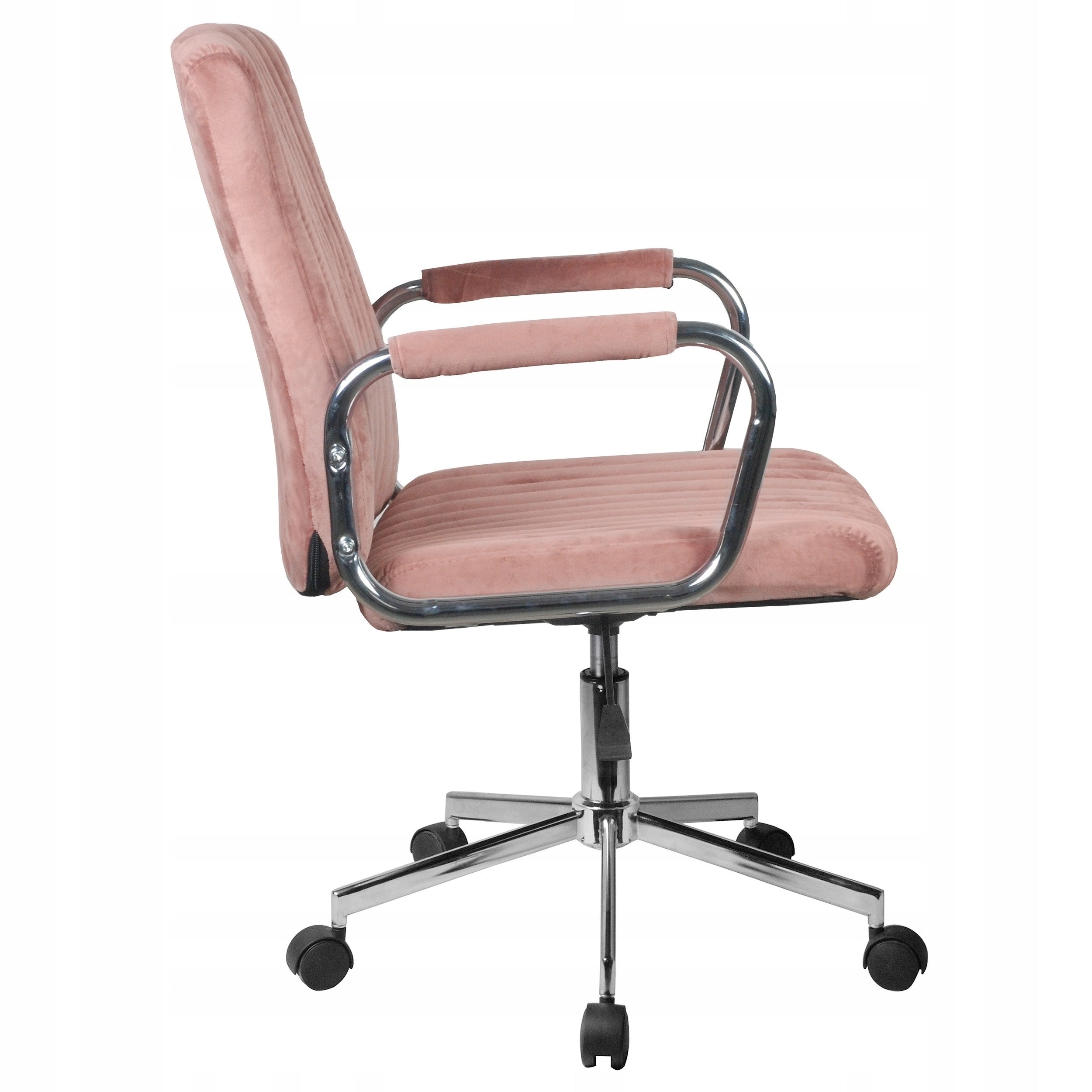 Office chair pink velour FD-24 adjustment 51x61 cm Brand Akord