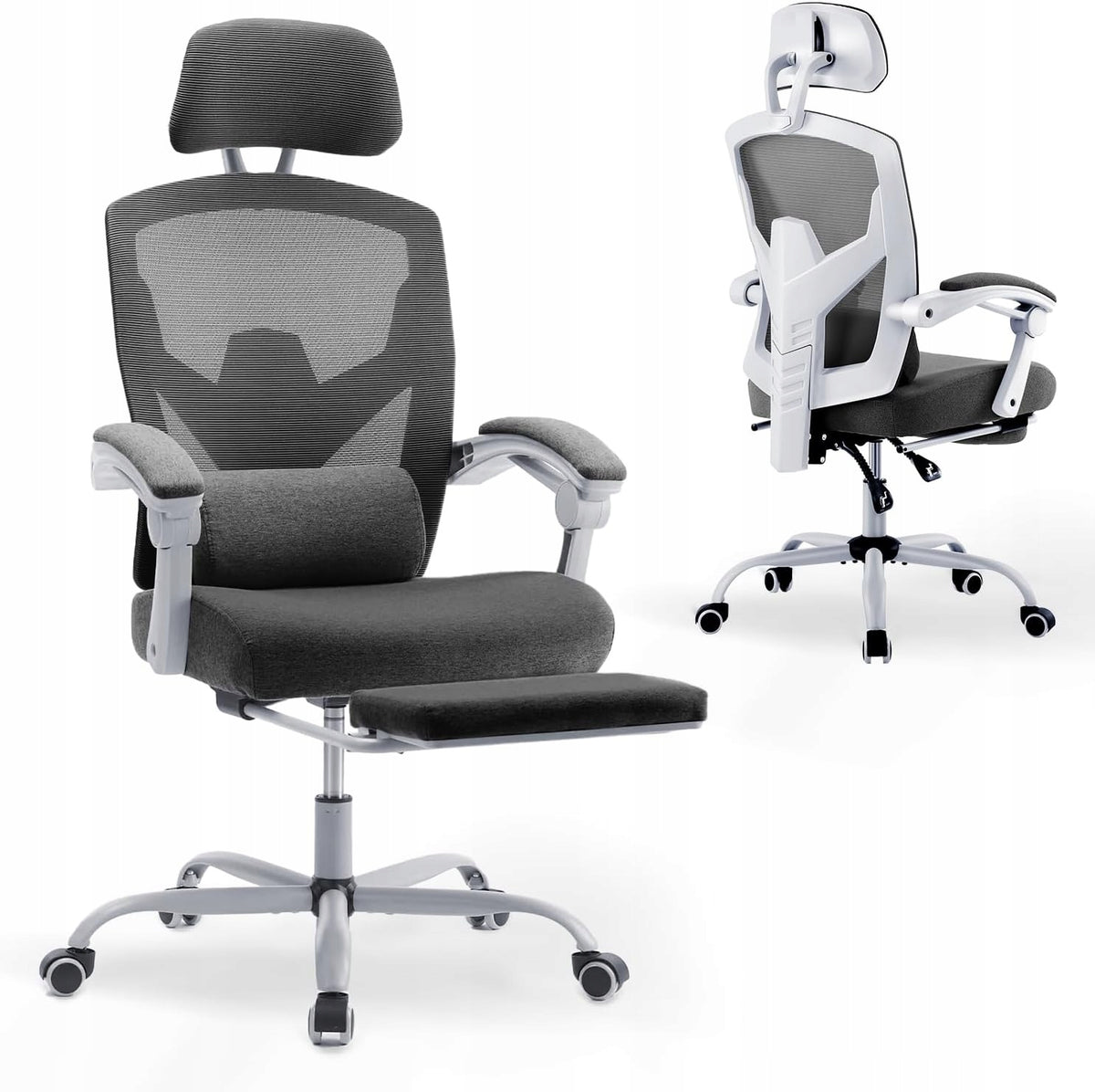 Office chair swivel chair COMFORTABLE BLACK DUMOS Ergonomic HOME OFFICE Manufacturer code C3718